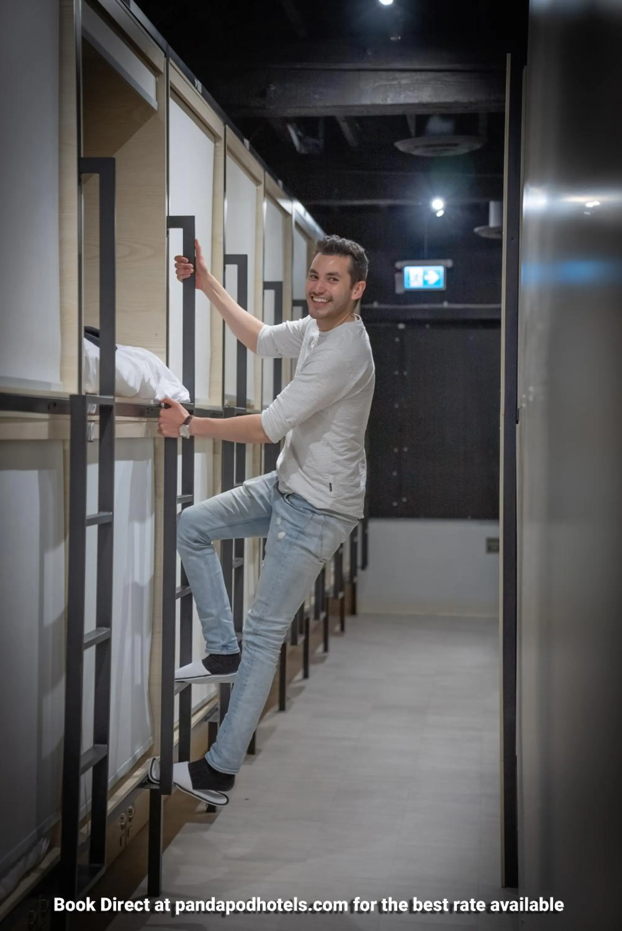 Bedroom in Panda Pod Hotel
