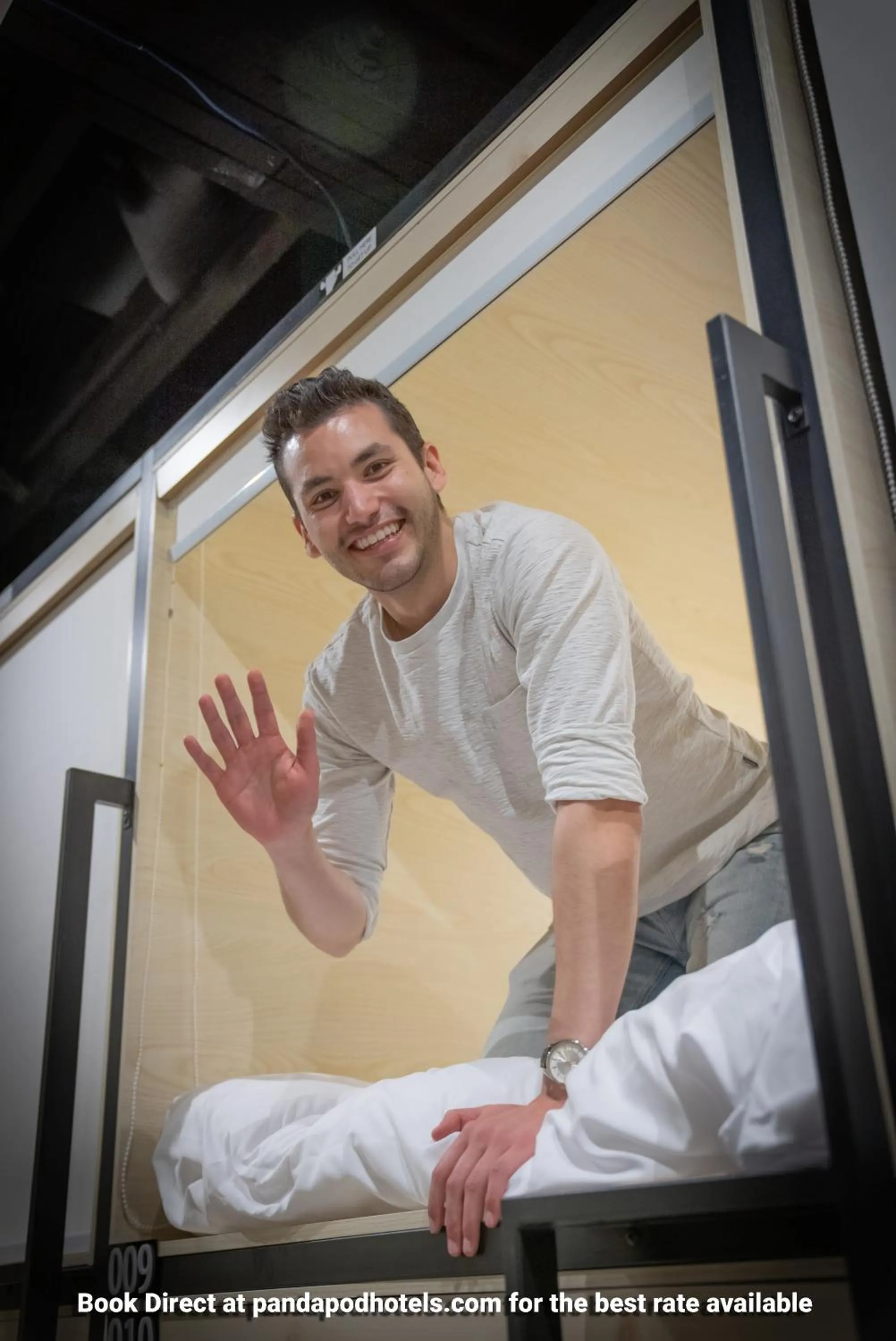 Bedroom in Panda Pod Hotel