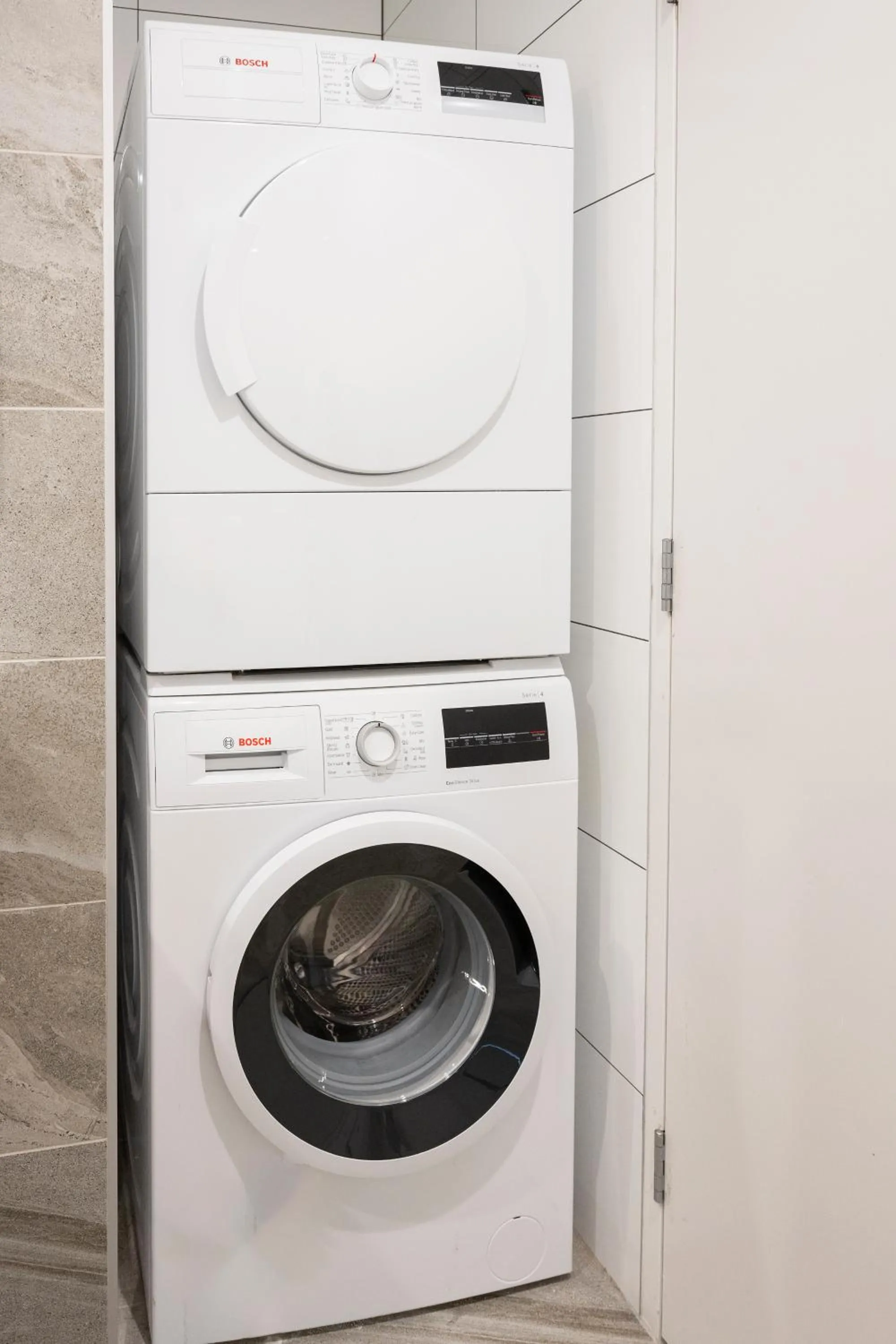 washing machine in The Edgerley Suites