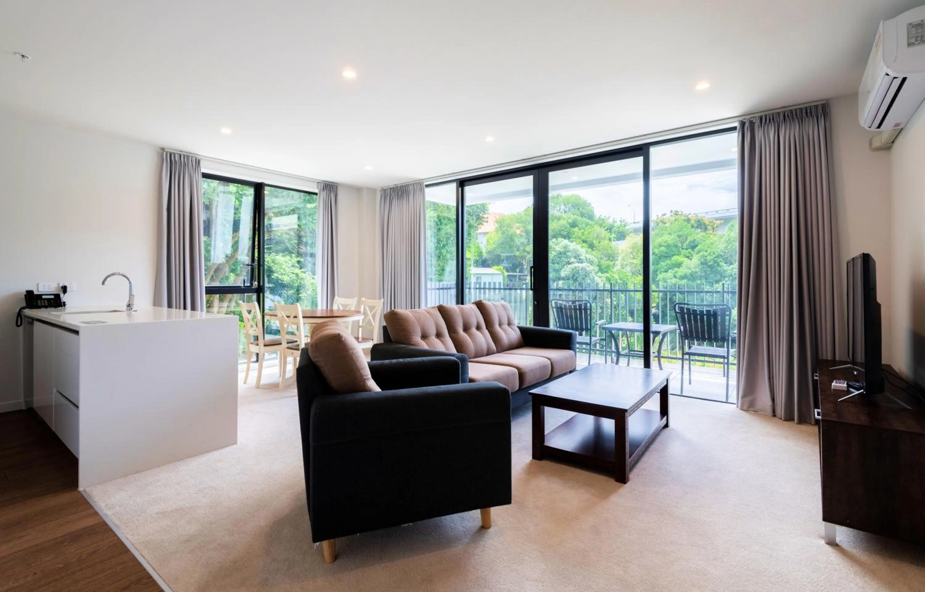 Living room in The Edgerley Suites