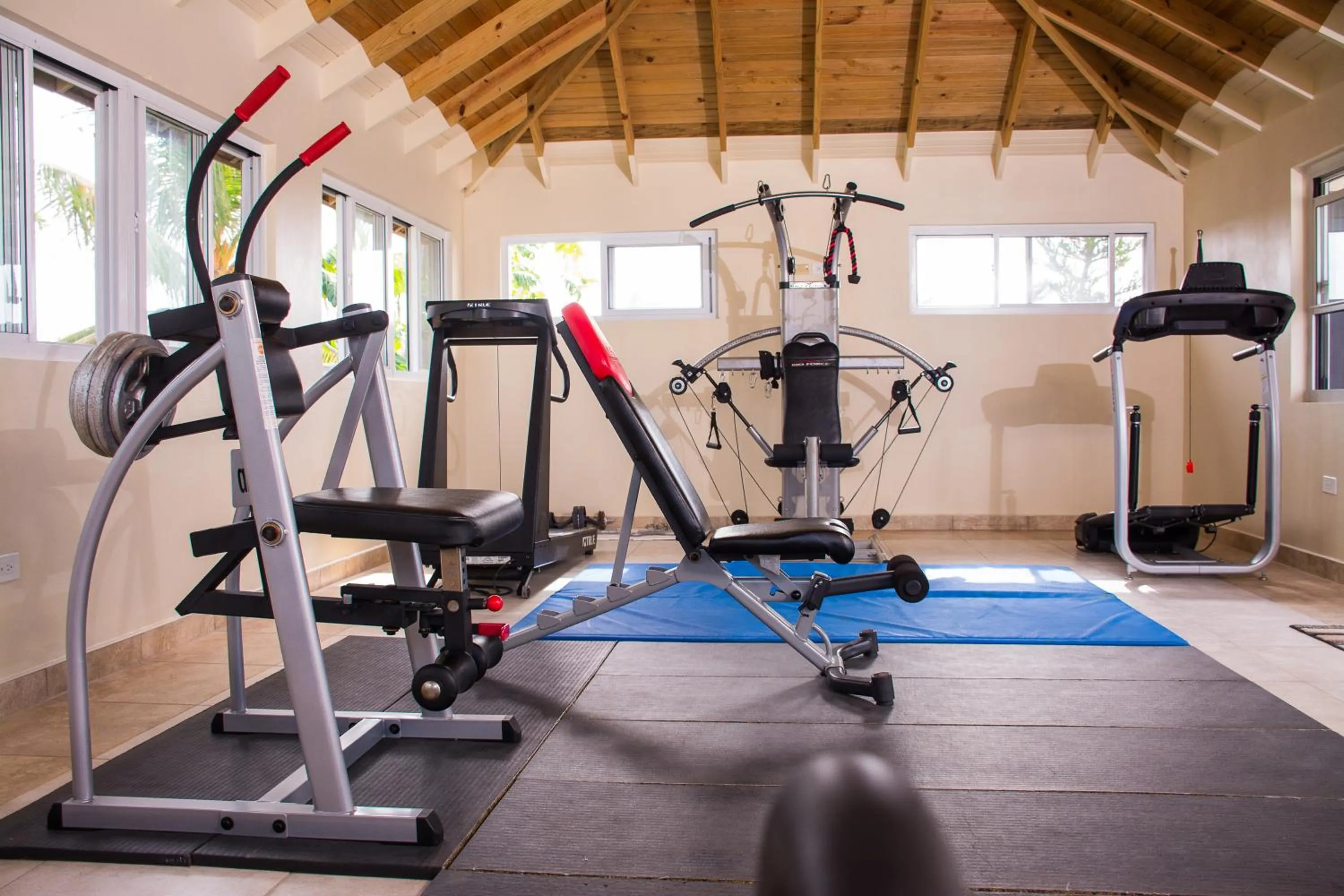 Fitness centre/facilities in GC Resort