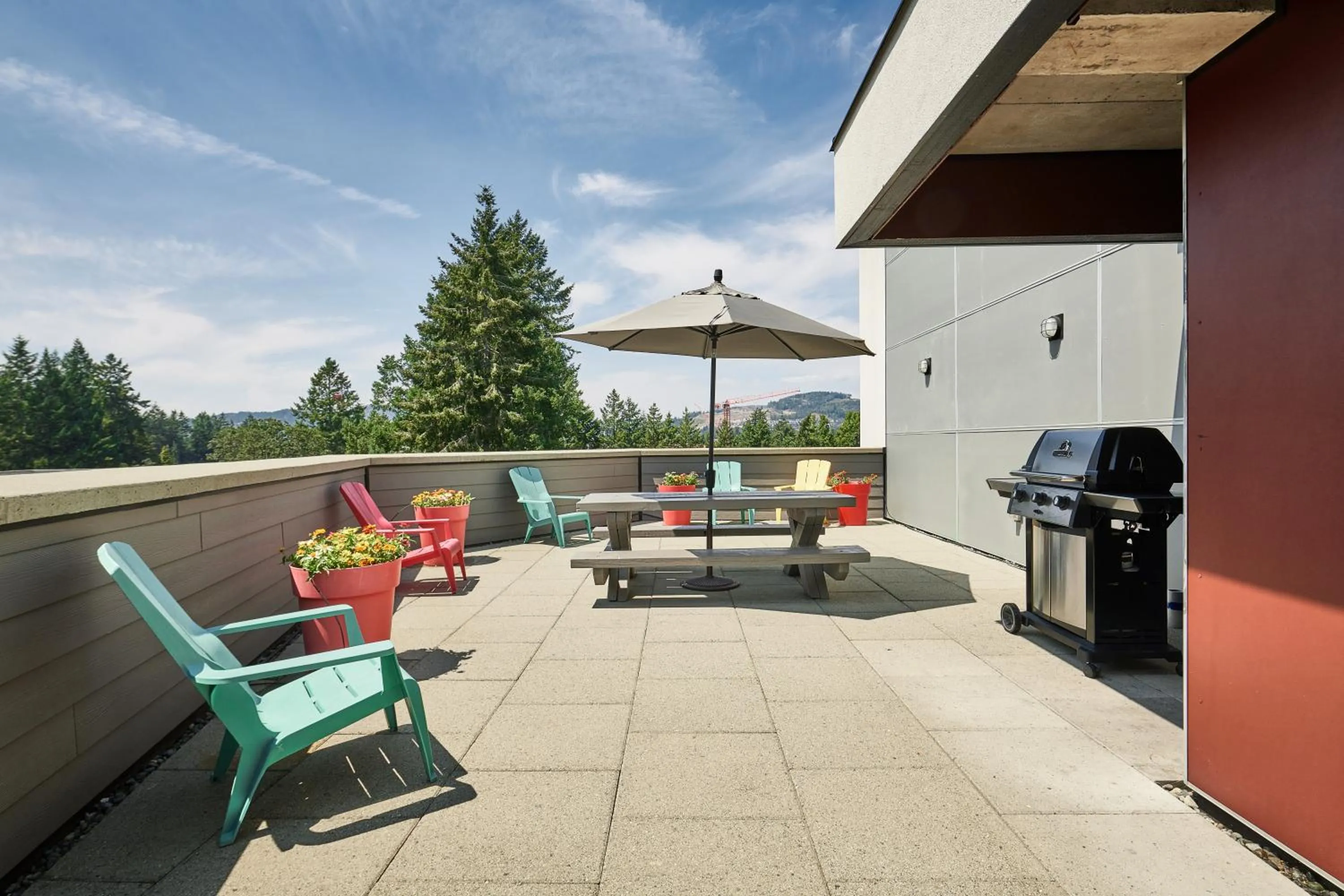 Patio in SoLo Suites