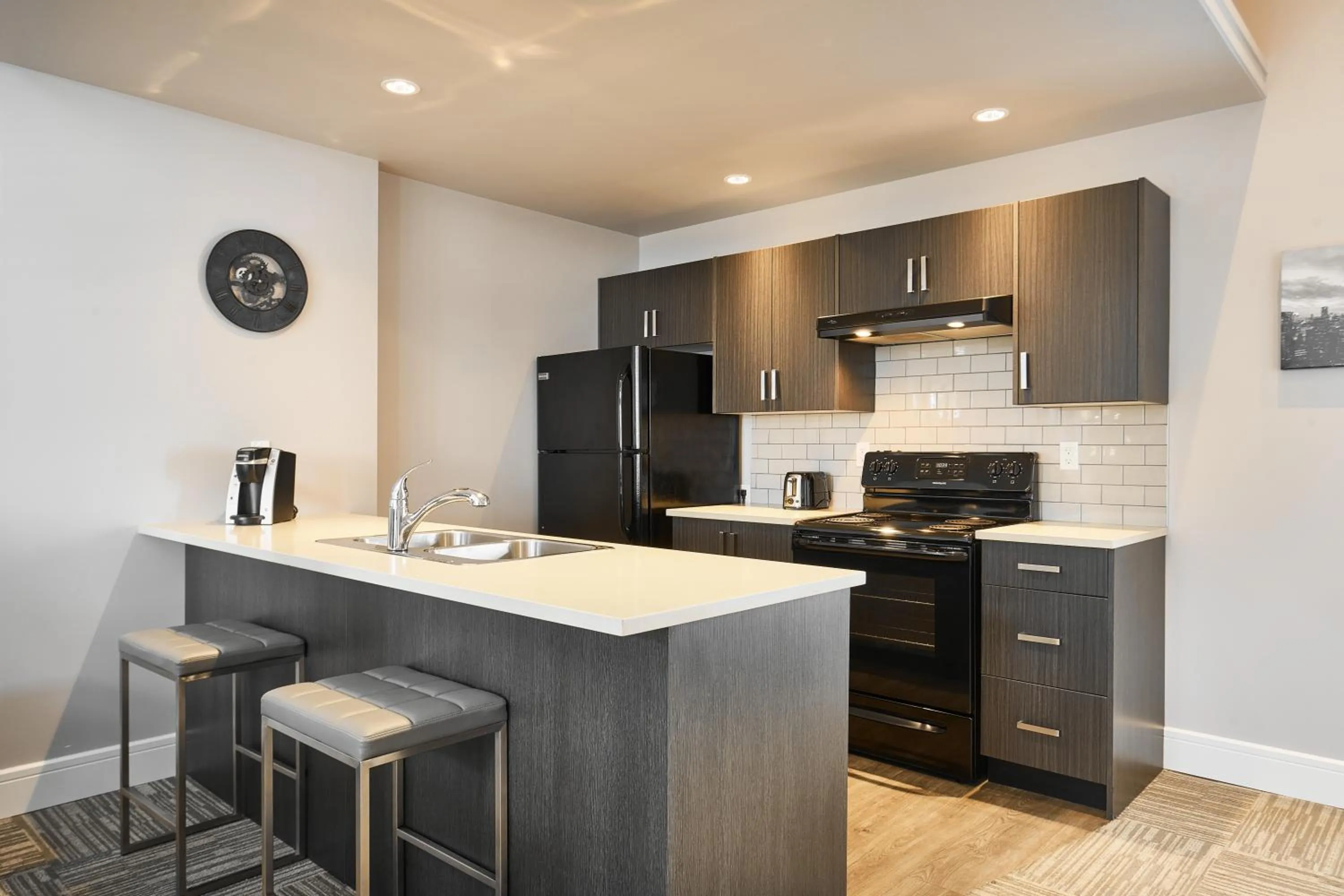 kitchen in SoLo Suites