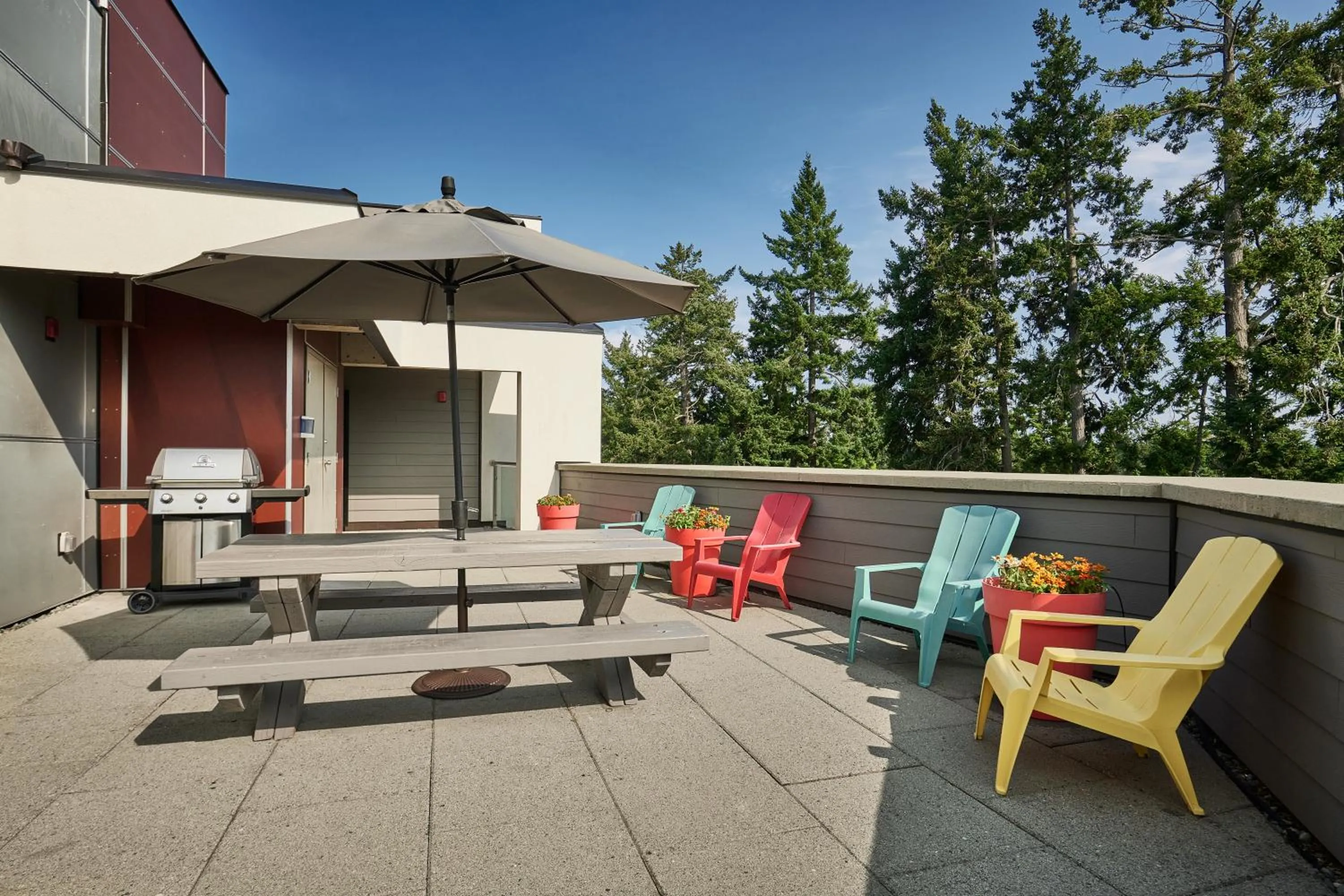 Patio in SoLo Suites