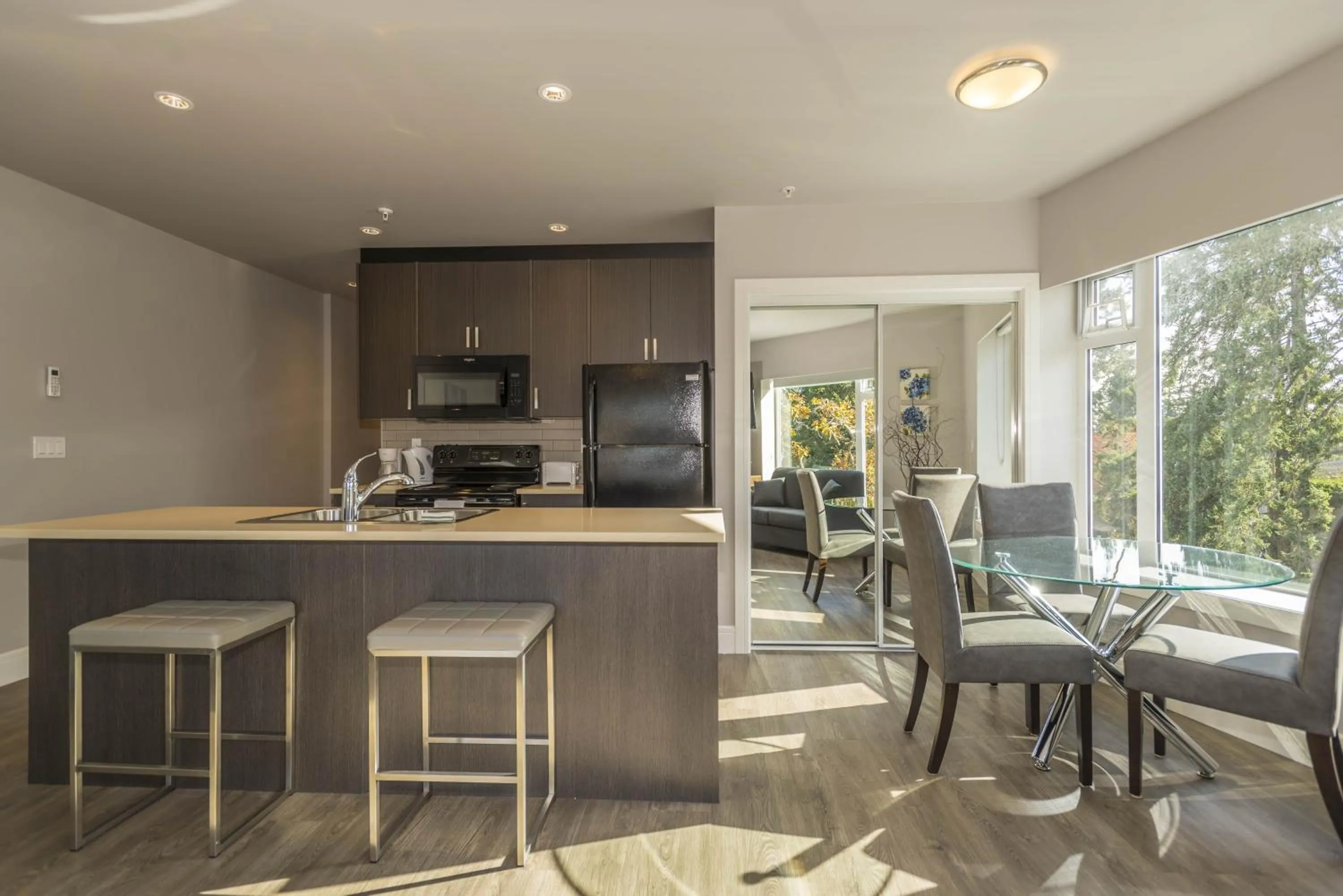 Dining area in SoLo Suites