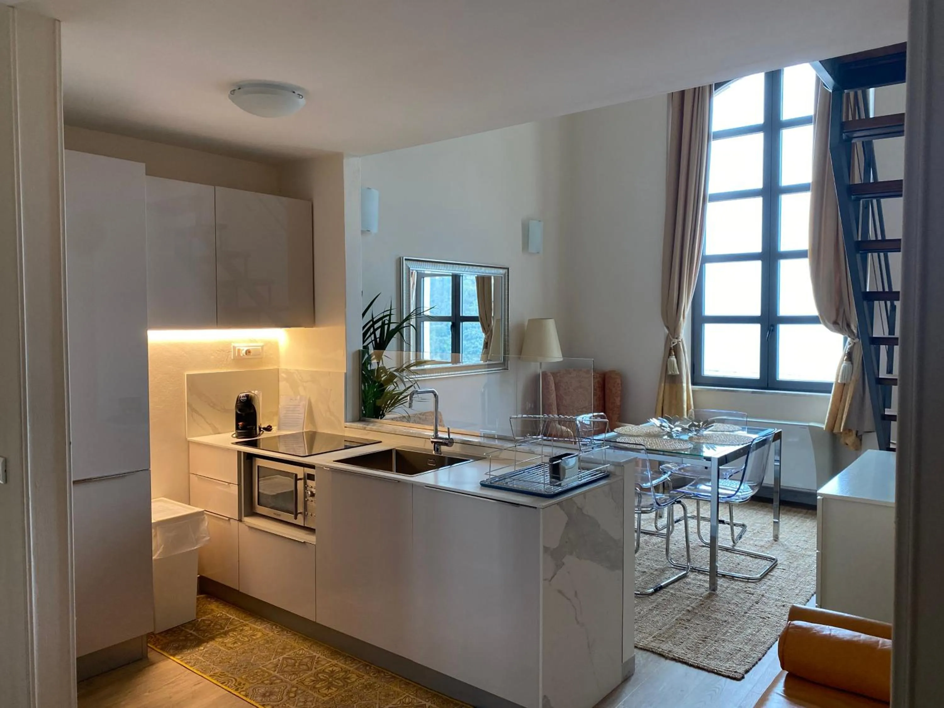kitchen in Miramare Apartments&Suites