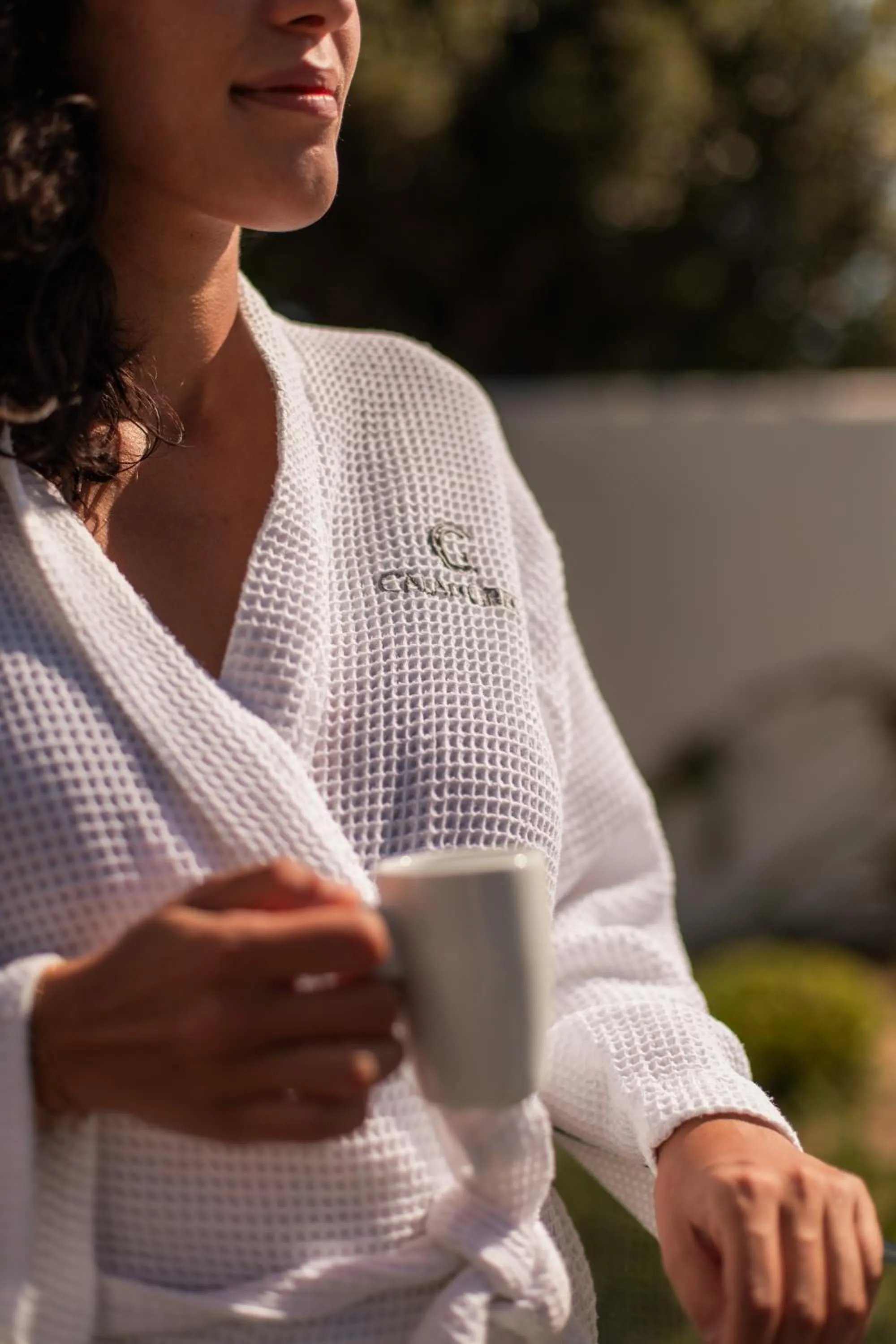 Patio in Hôtel Cala di Greco