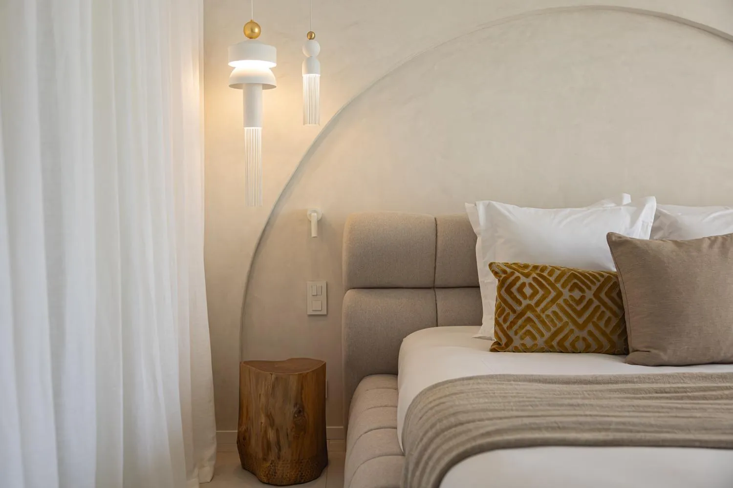 Bed in Hôtel Cala di Greco