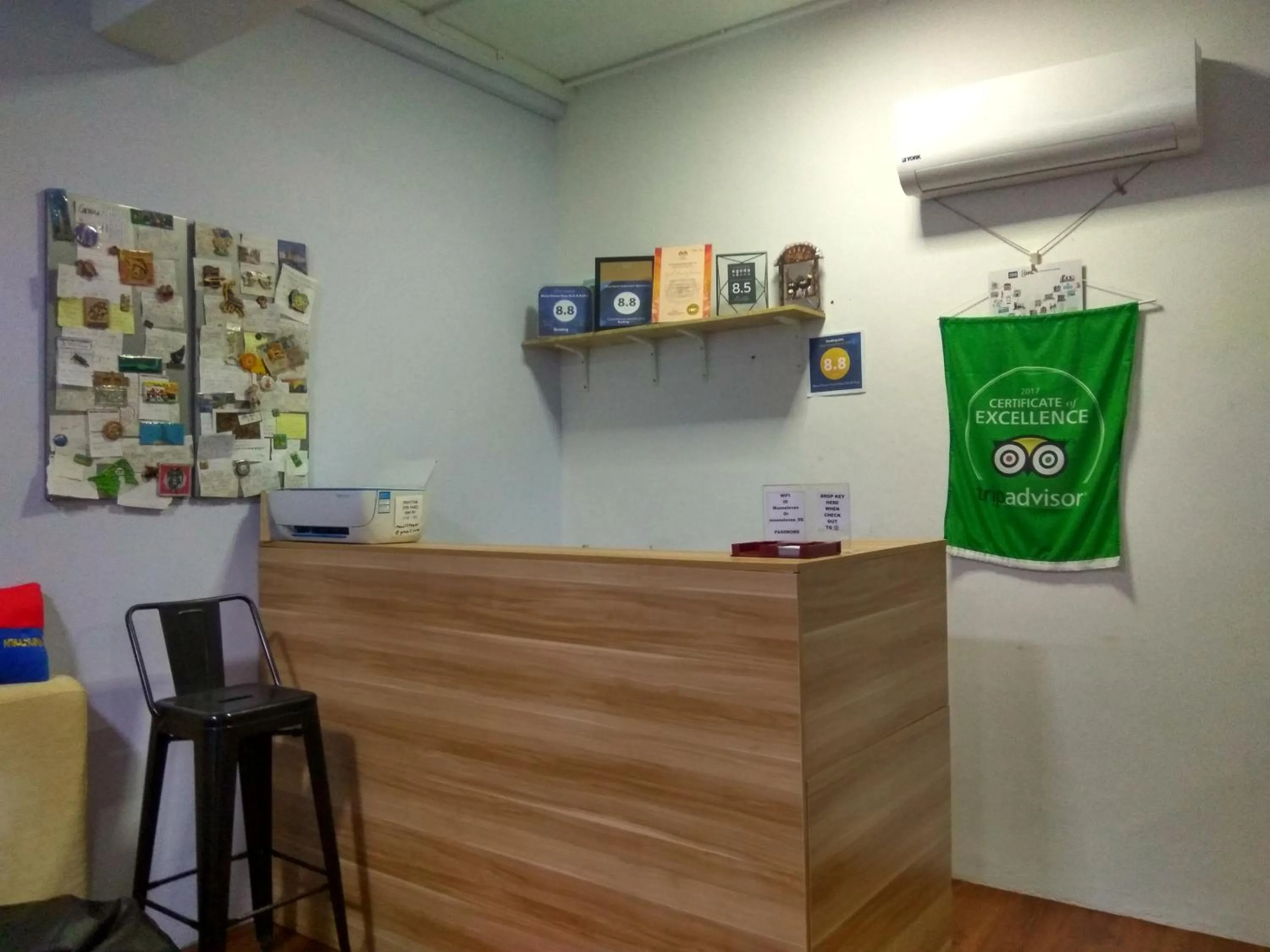 Lobby or reception in Moon Eleven Hostel Near Klia & Klia2