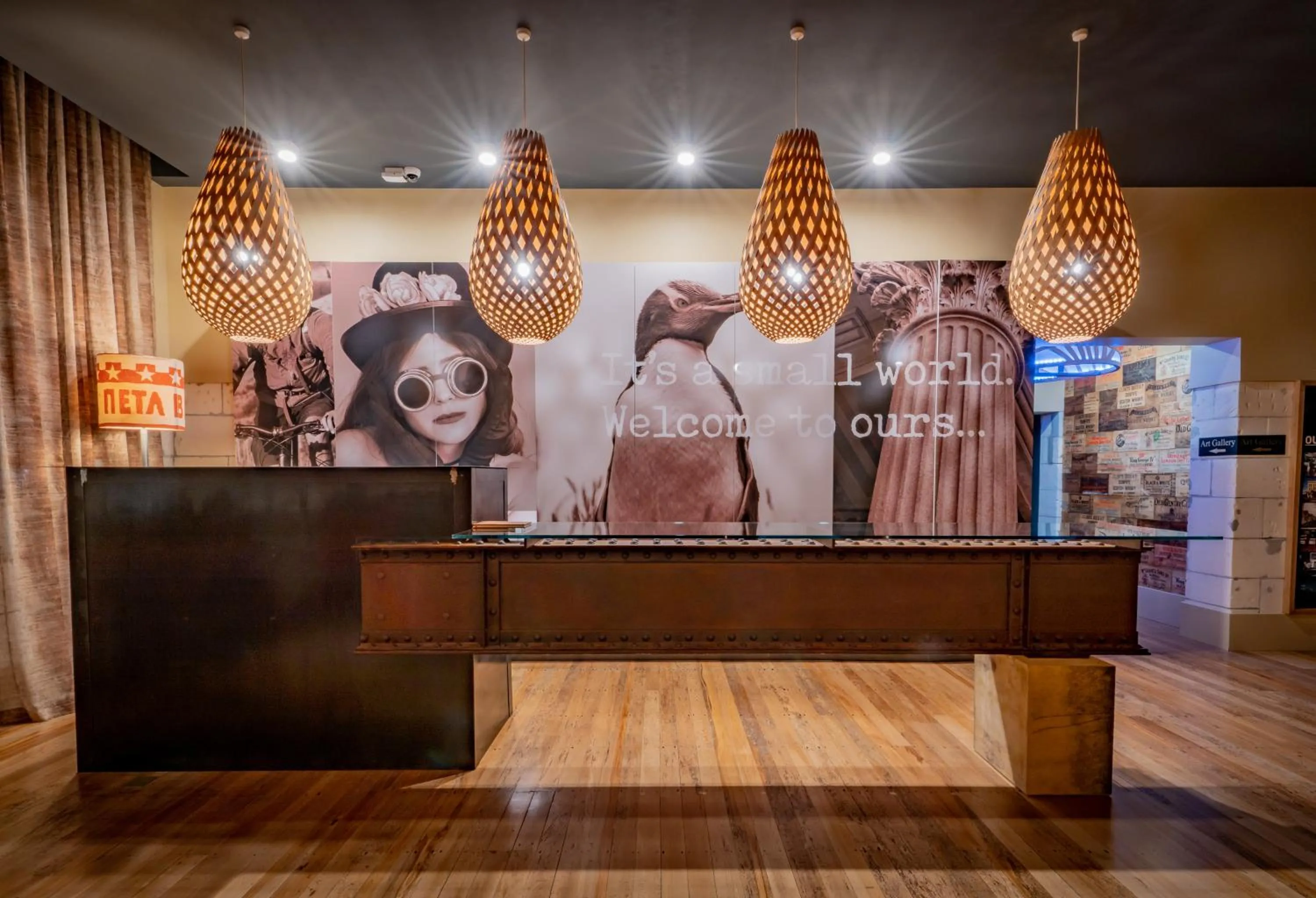 Lobby or reception in Poshtel