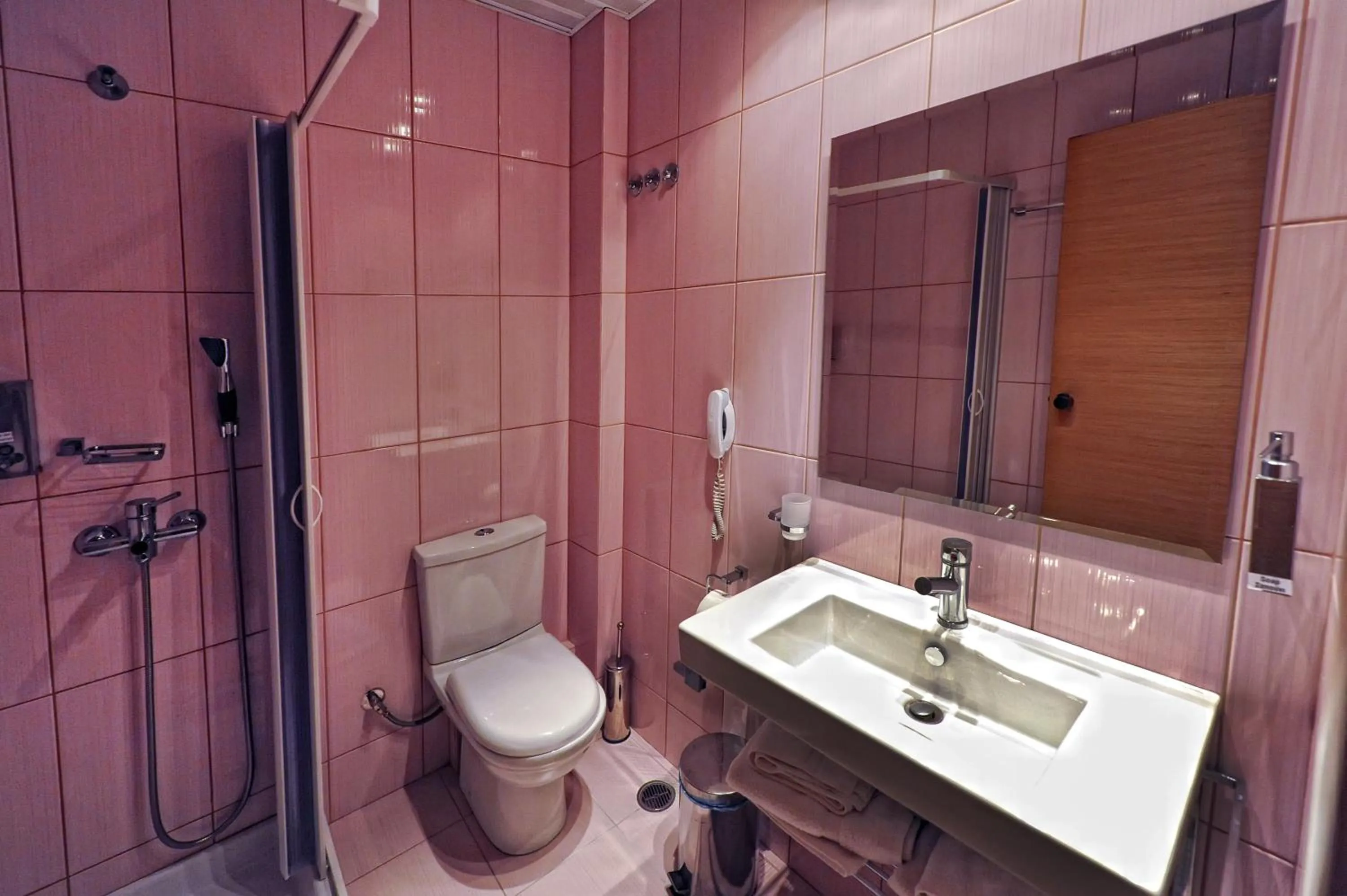 Bathroom in Haikos Hotel