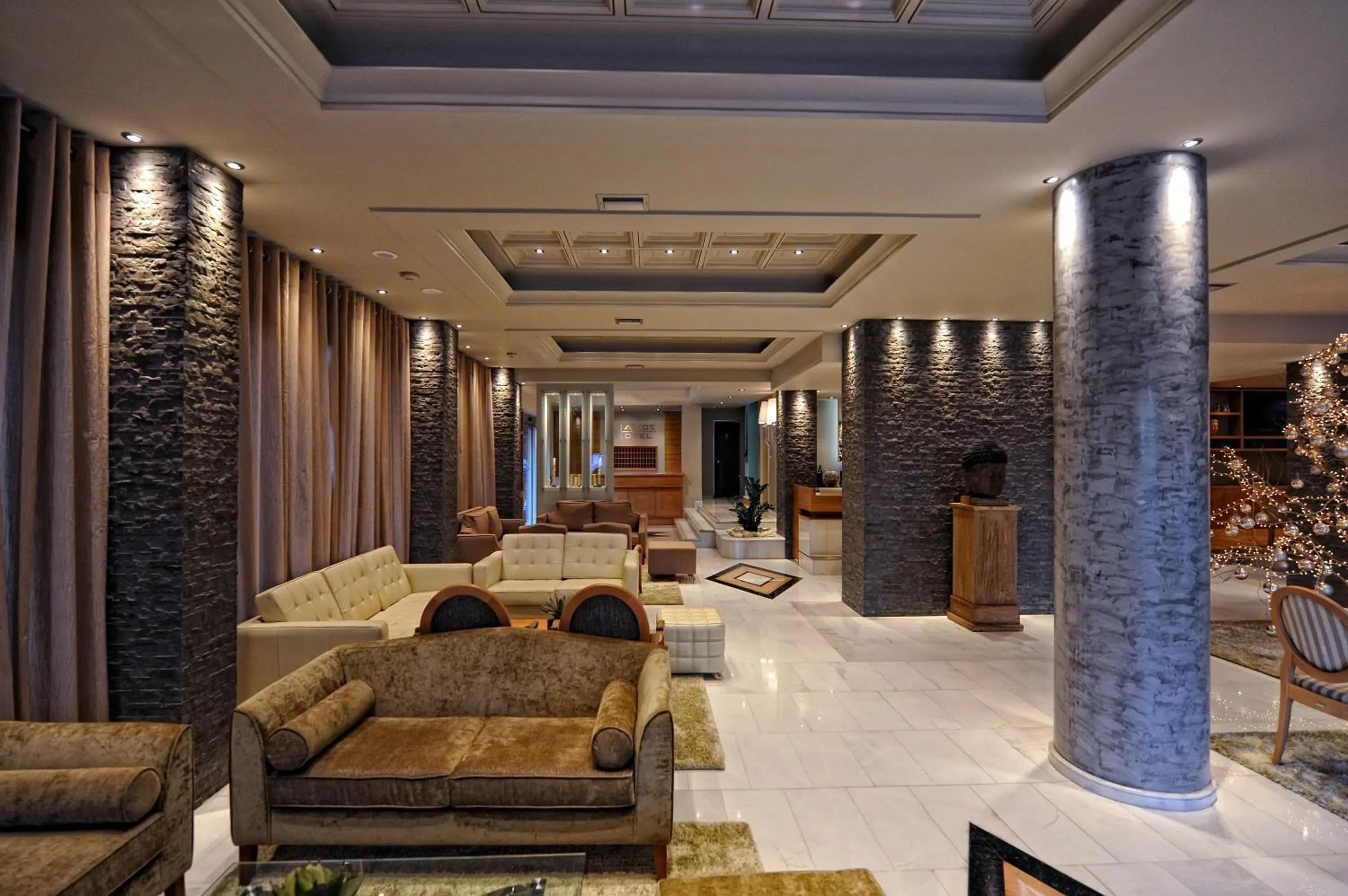 Seating area in Haikos Hotel