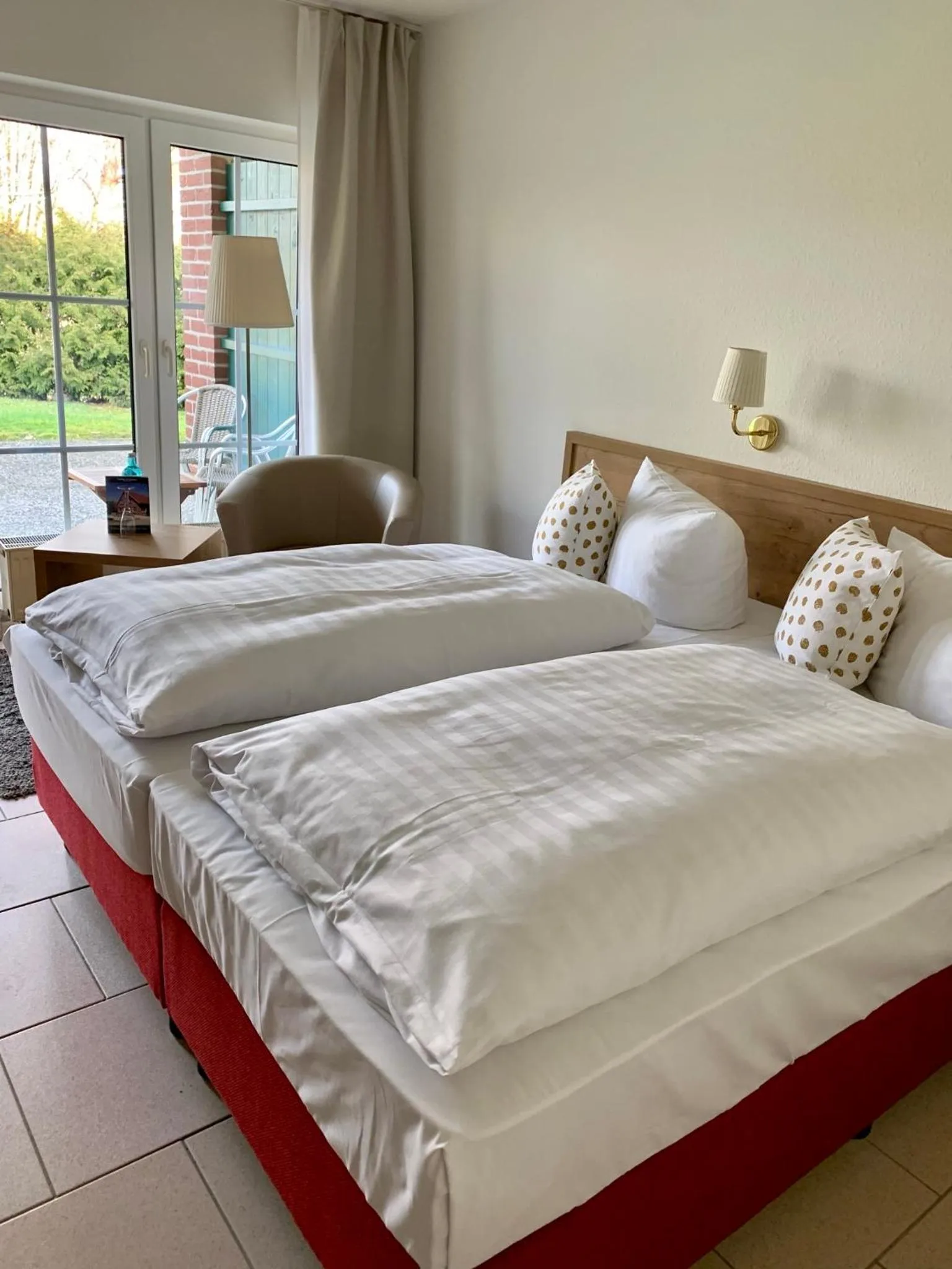 Photo of the whole room, Bed in Landhaus am Schaalsee