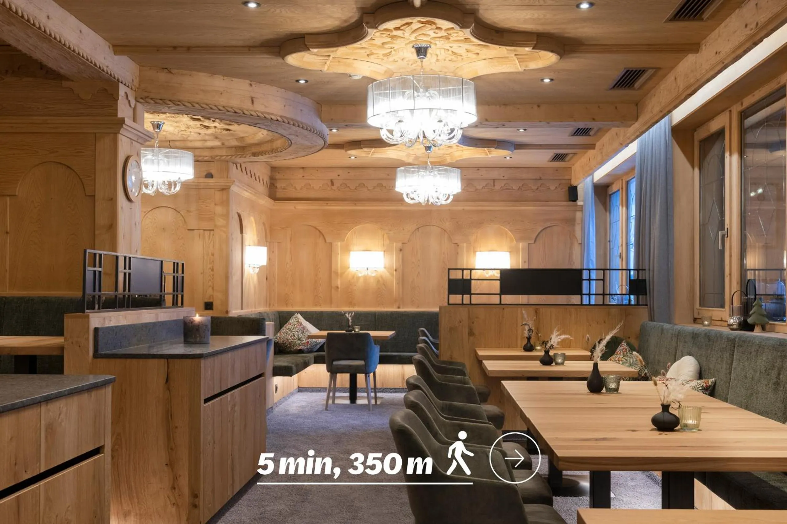 Restaurant/places to eat in Sepp & Hannis Suiten im Dorf