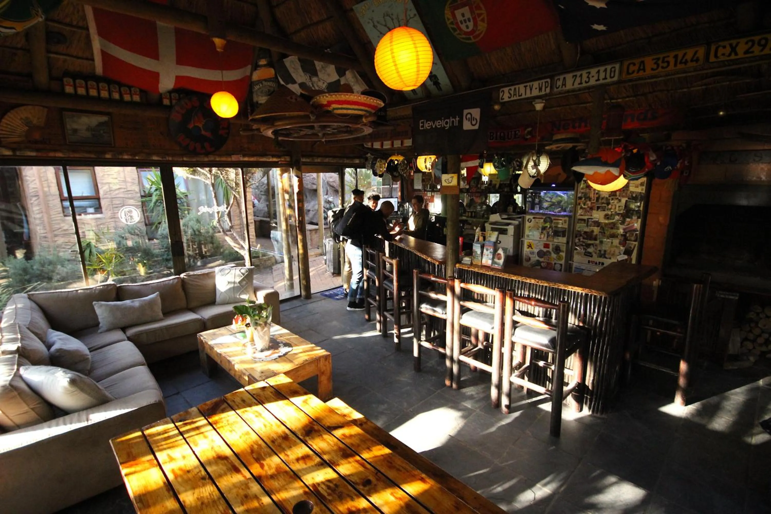 Lobby or reception in Saltycrax Backpackers and Surf Hostel