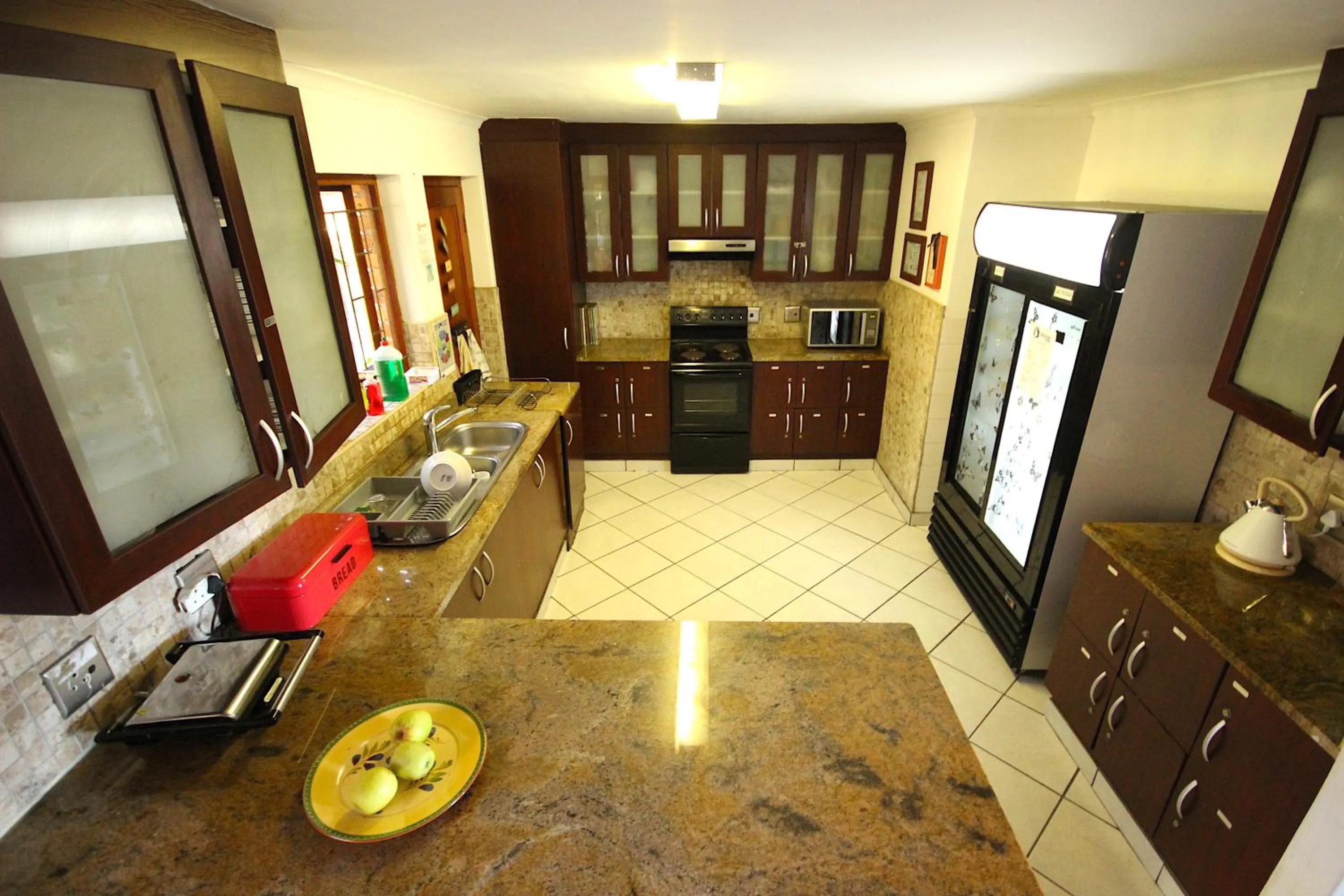 Kitchen or kitchenette in Saltycrax Backpackers and Surf Hostel