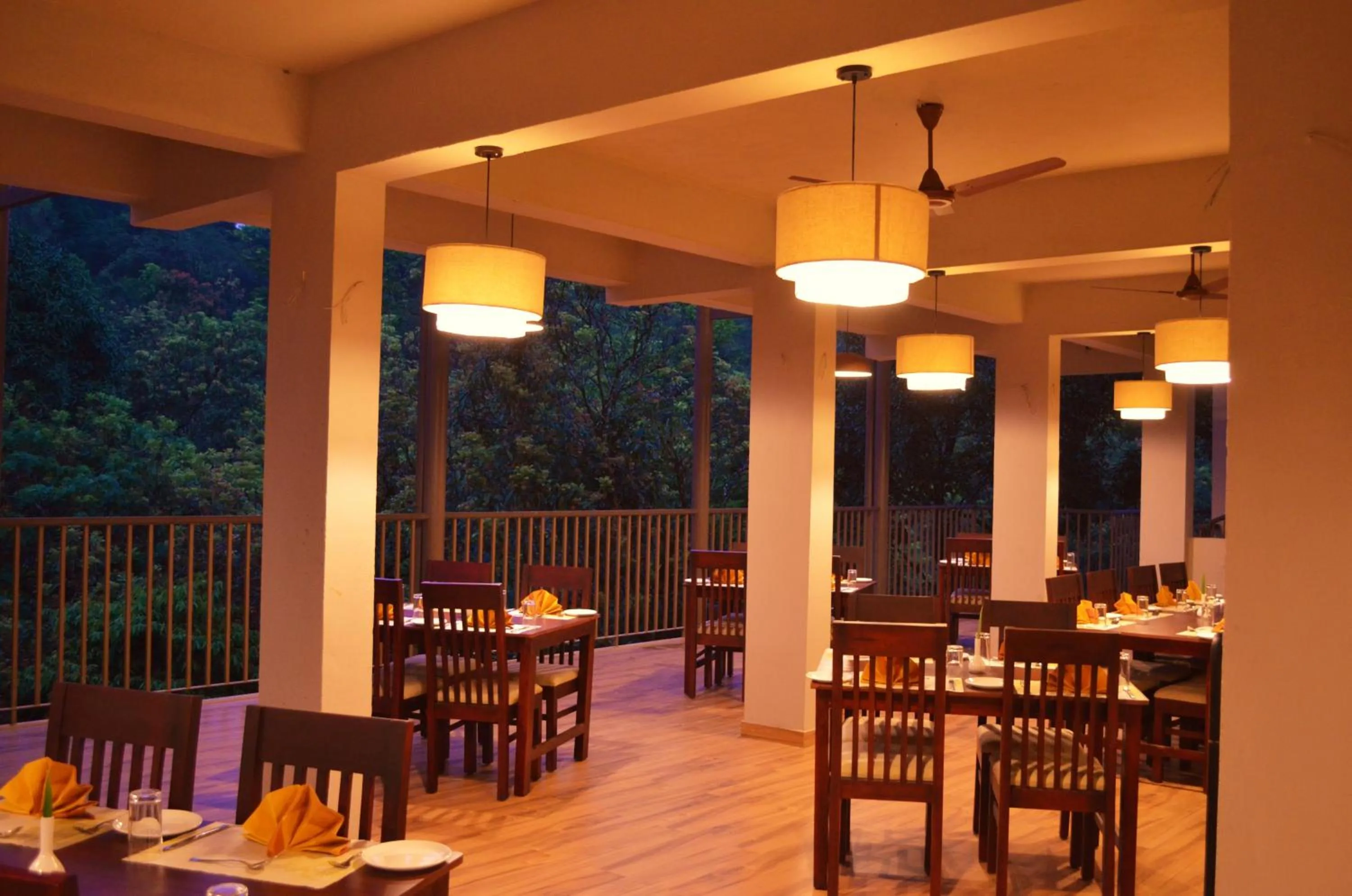 Dining area in Abad Brookside Wayanad