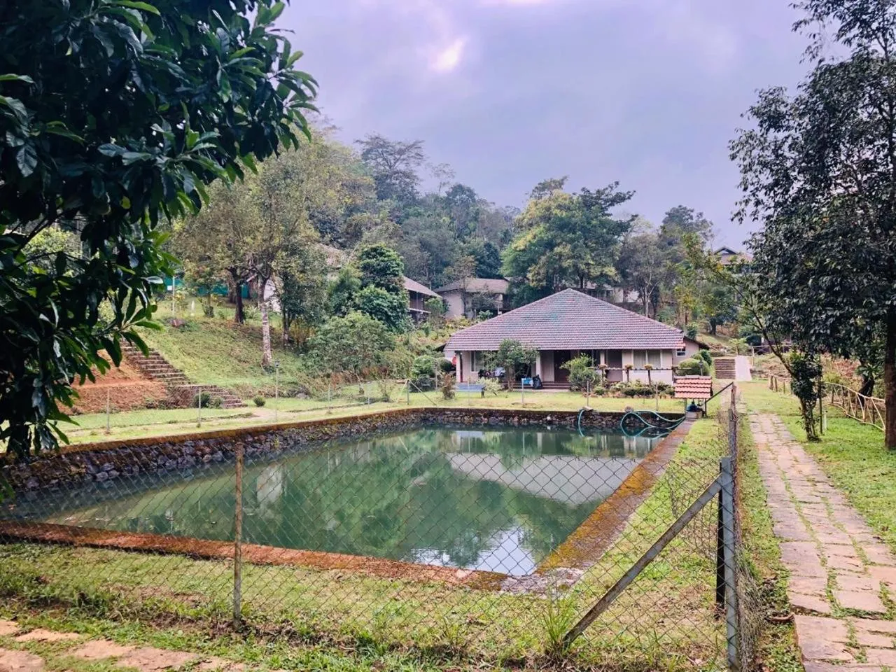 Natural landscape in Abad Brookside Wayanad