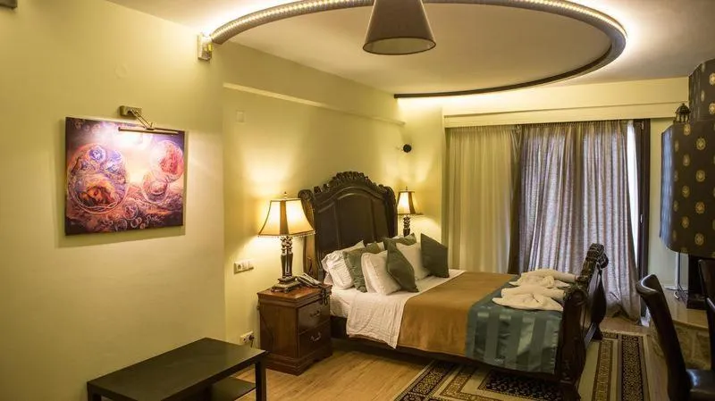 Photo of the whole room, Bed in Archontopetra Boutique Hotel