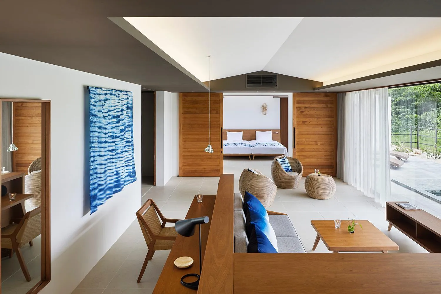 Living room, Bed in The Rescape