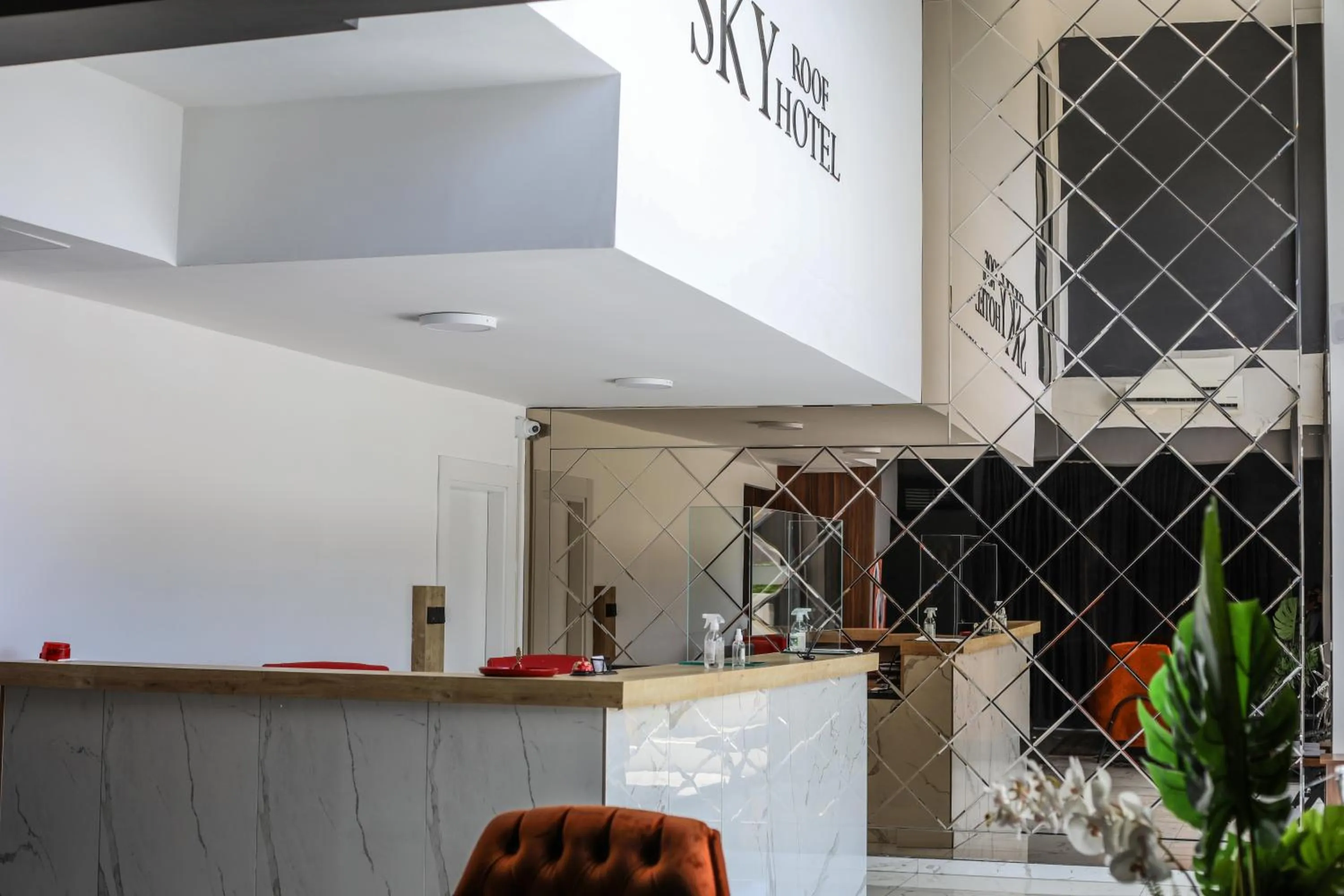 Lobby or reception in Sky Roof Hotel