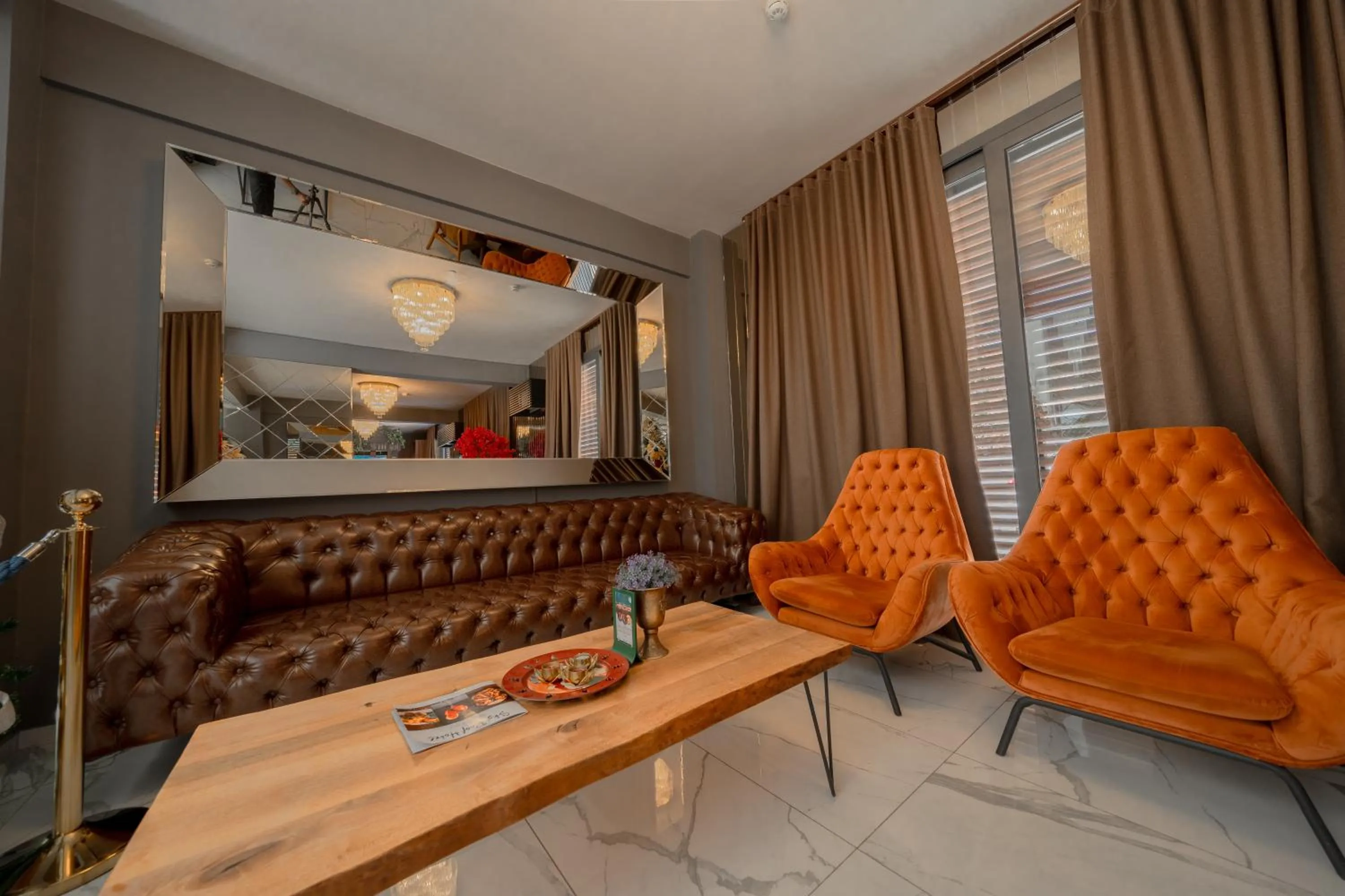 Lobby or reception in Sky Roof Hotel