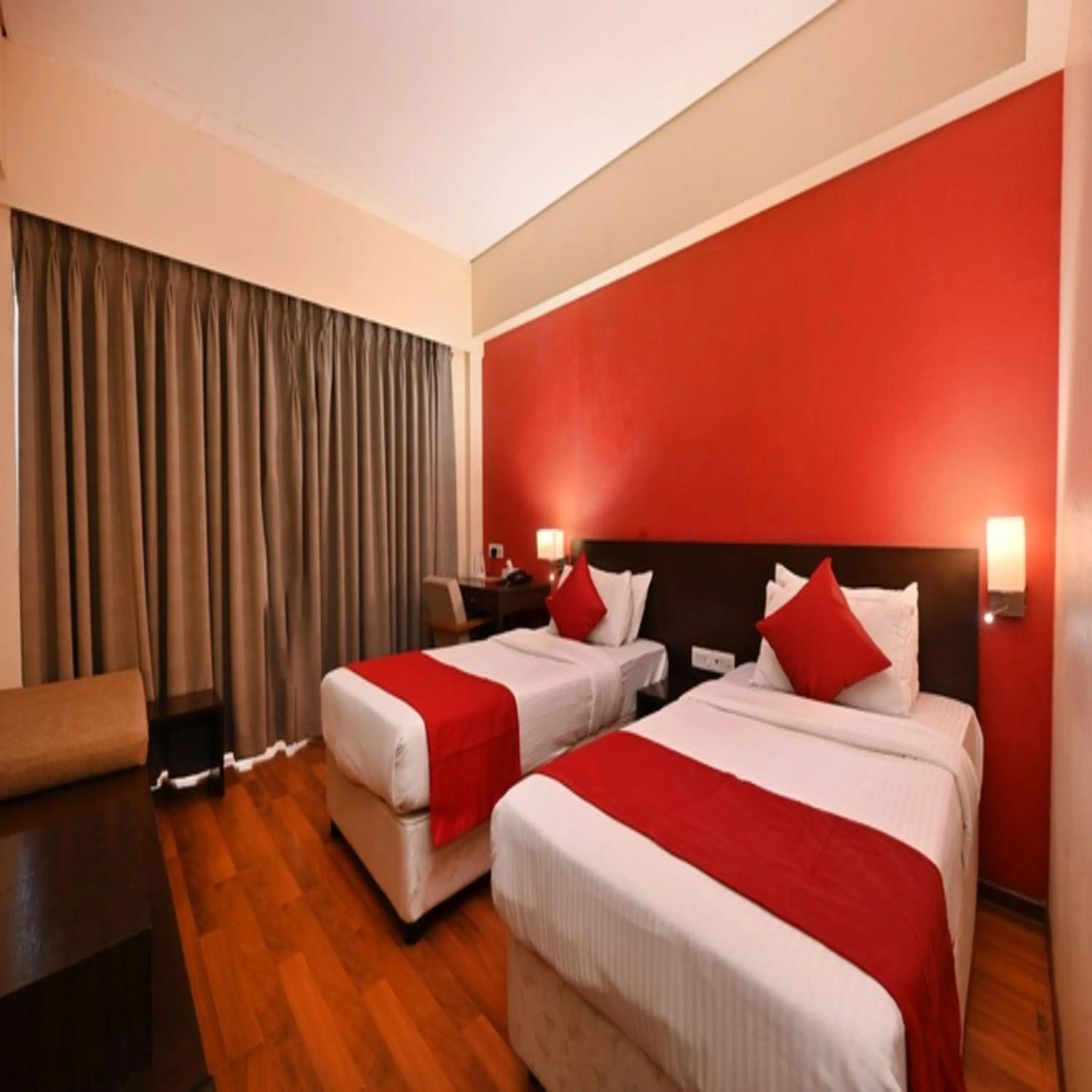 Bed in The Legend Hotel- Santacruz Near Mumbai International Airport