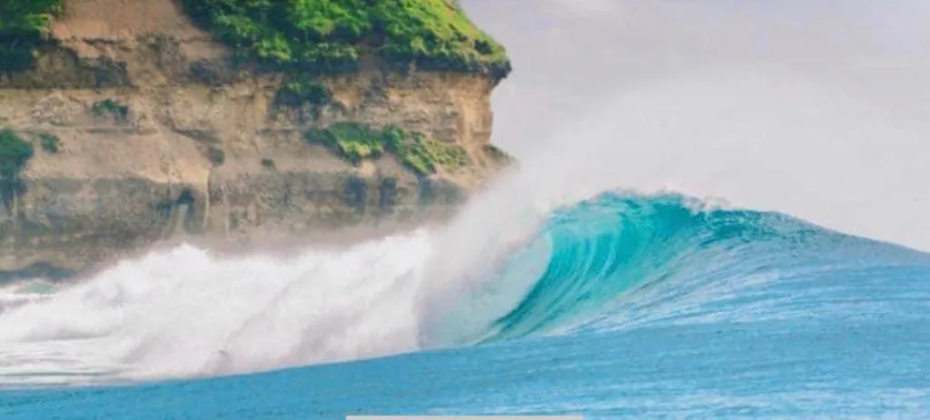 Sea view in Ekas Surf Resort & Surf Camp