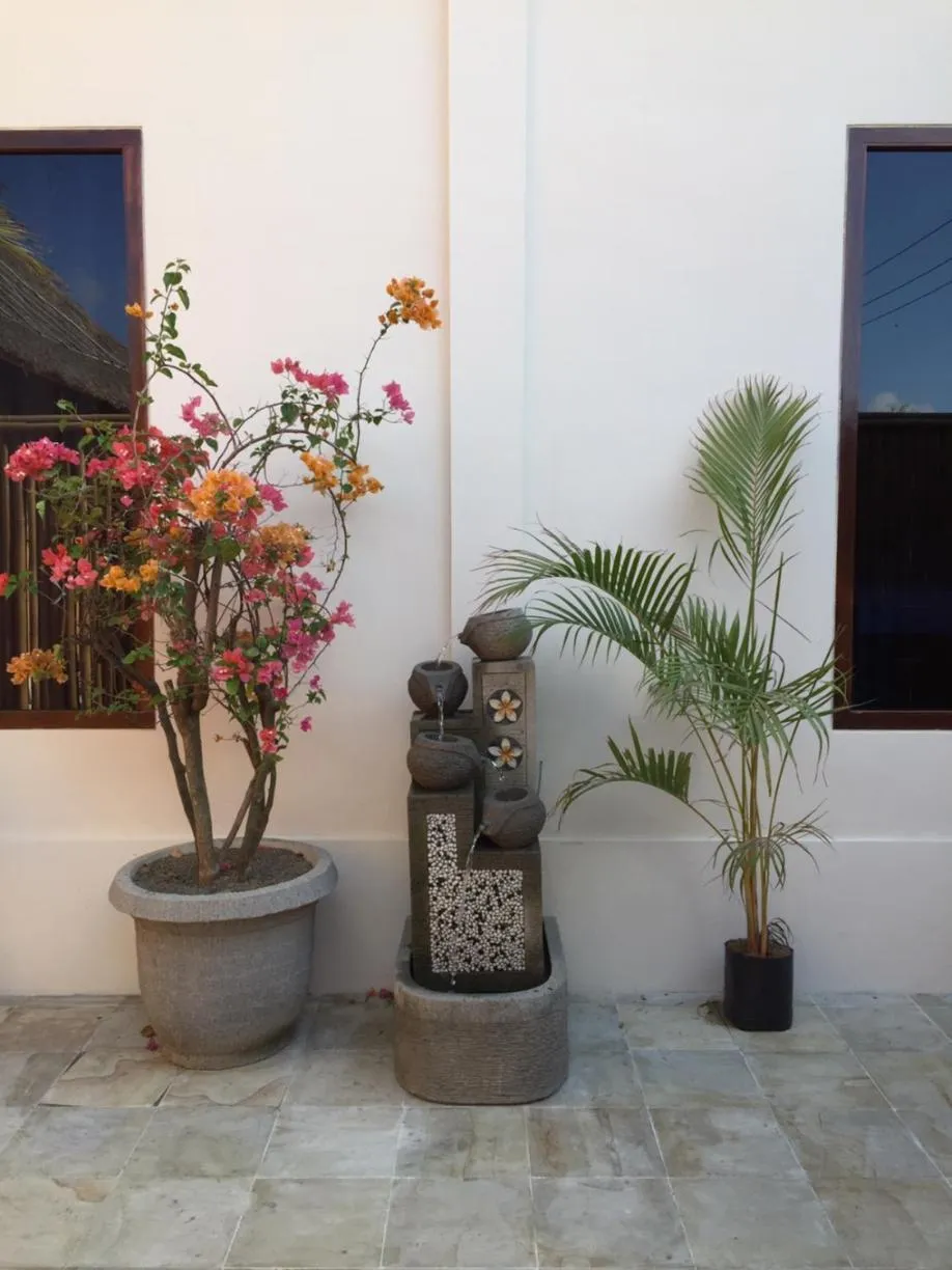 Patio in Ekas Surf Resort & Surf Camp