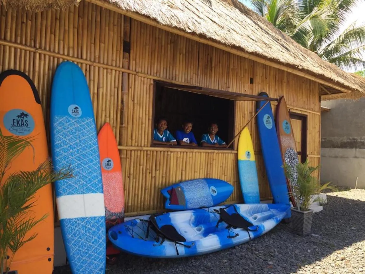 Day in Ekas Surf Resort & Surf Camp