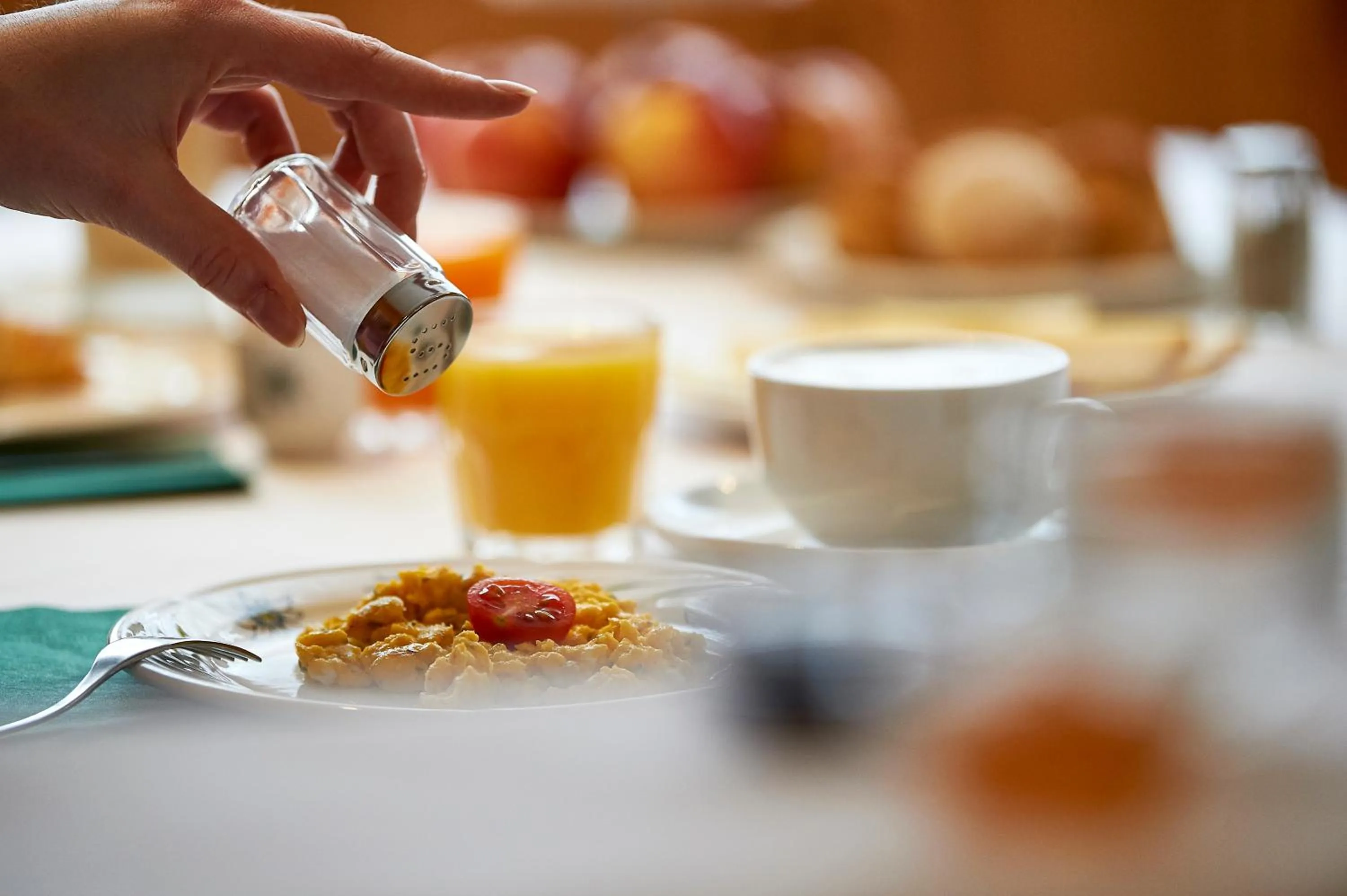 Breakfast in Hotel Sonnenhalde, Arosa