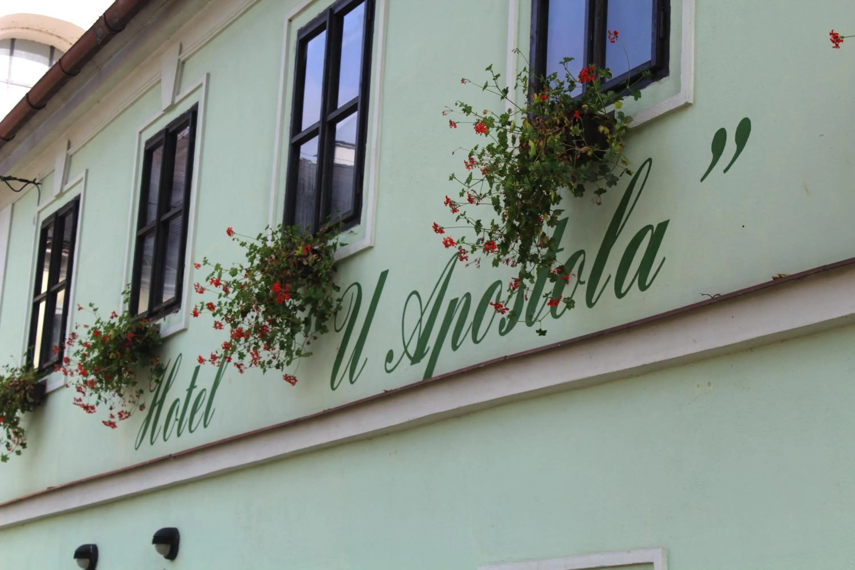 Decorative detail in Hotel U Apoštola