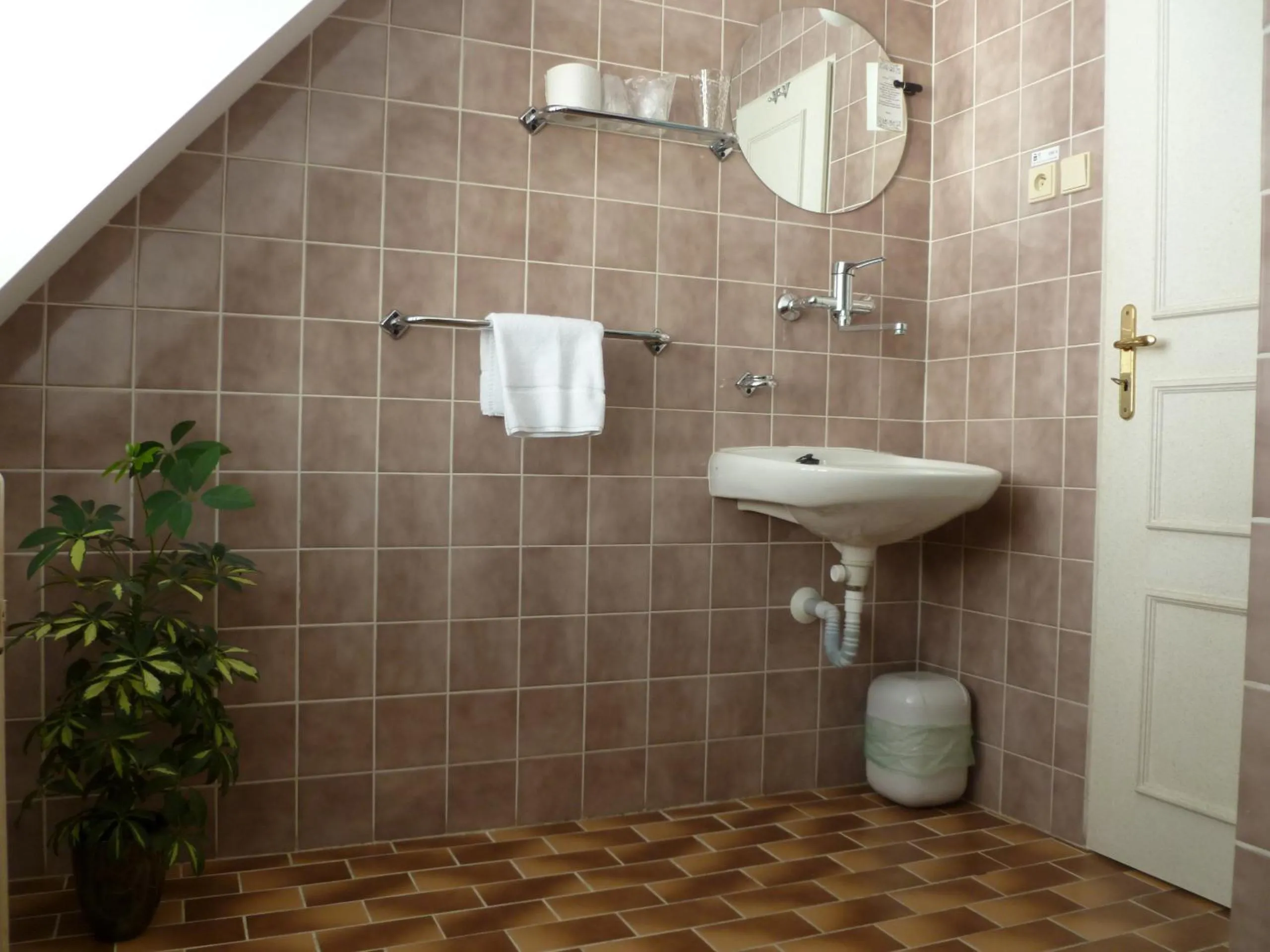 Bathroom in Hotel U Apoštola
