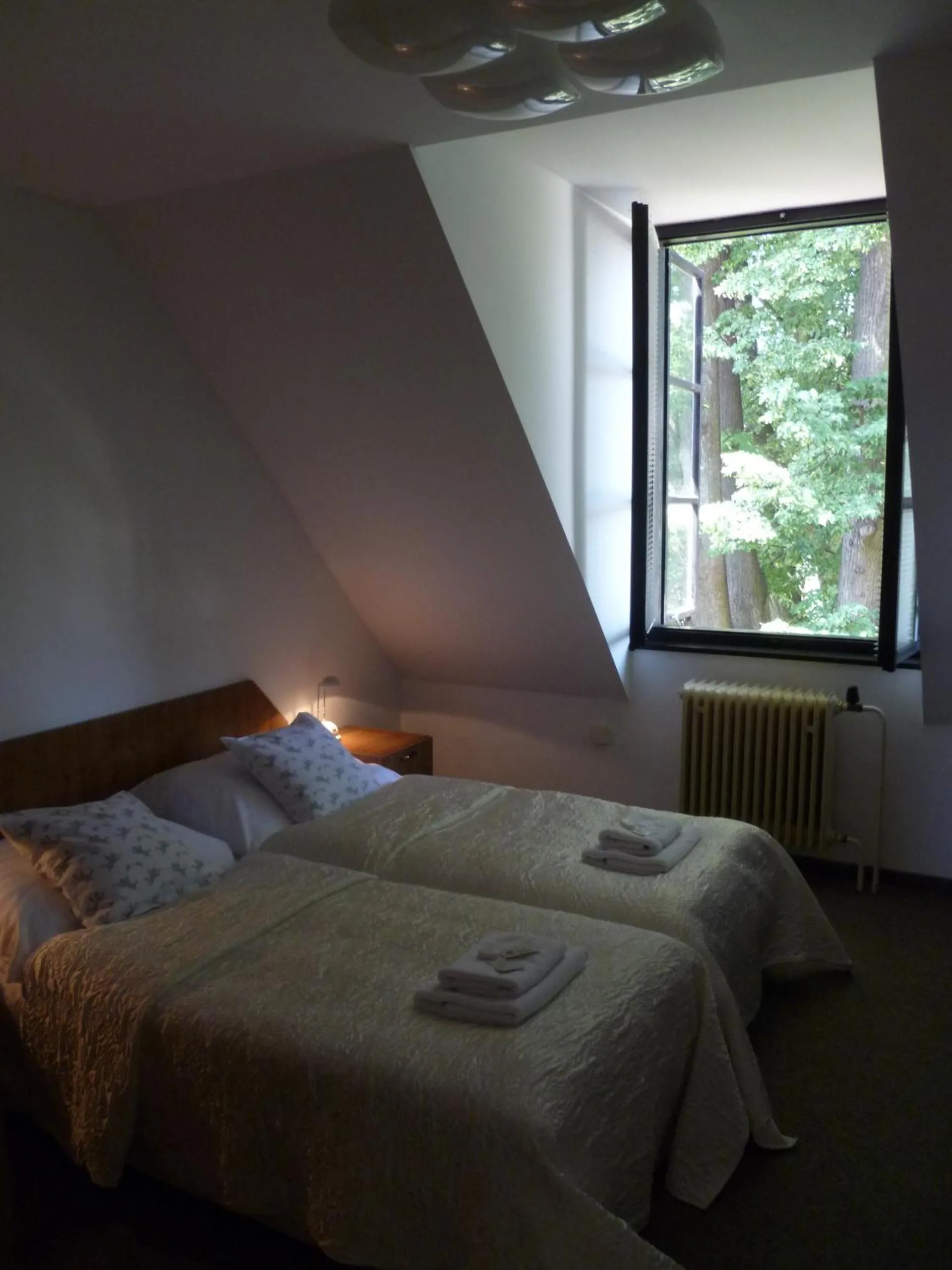 Bed in Hotel U Apoštola