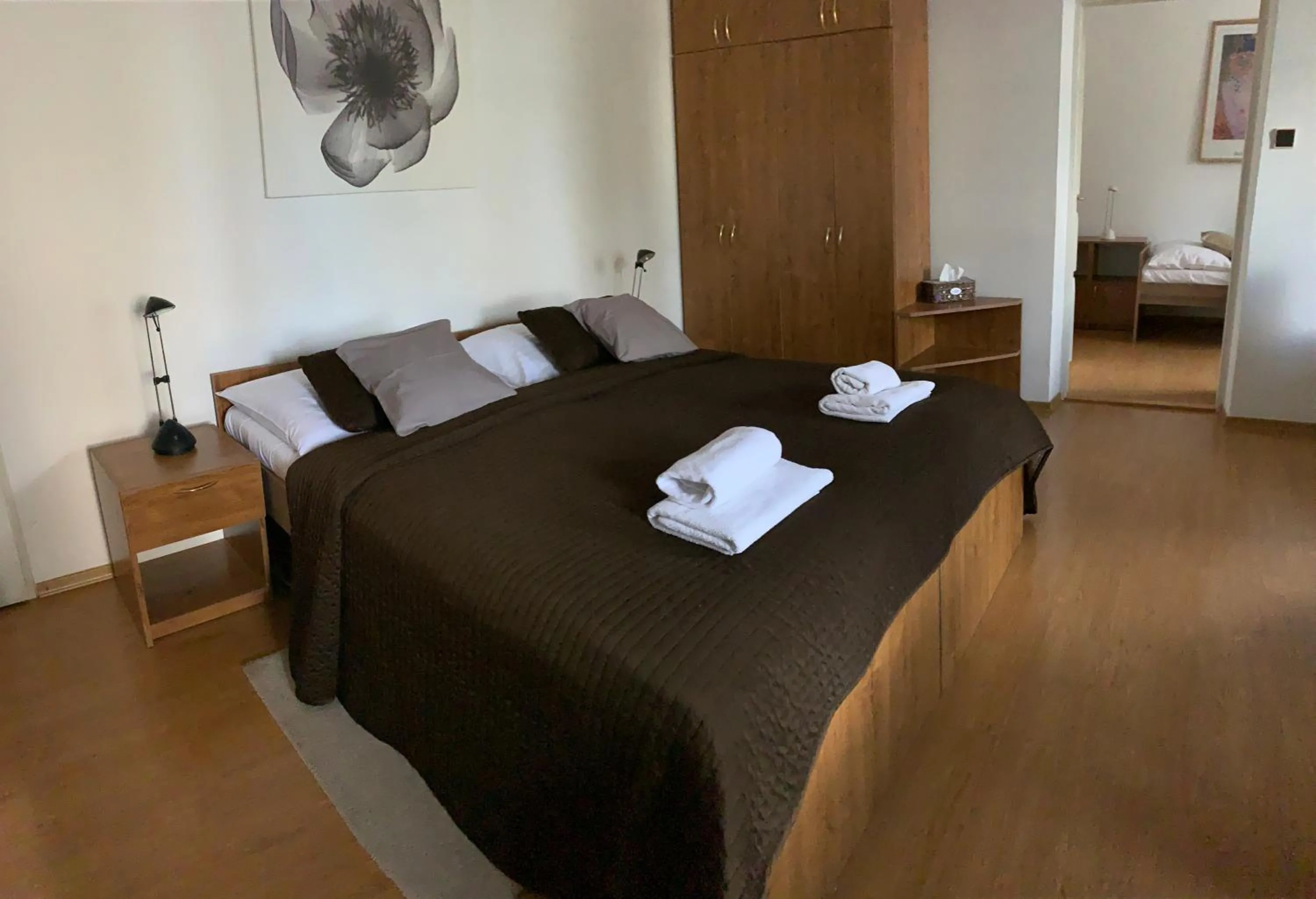 Bed in Hotel U Apoštola