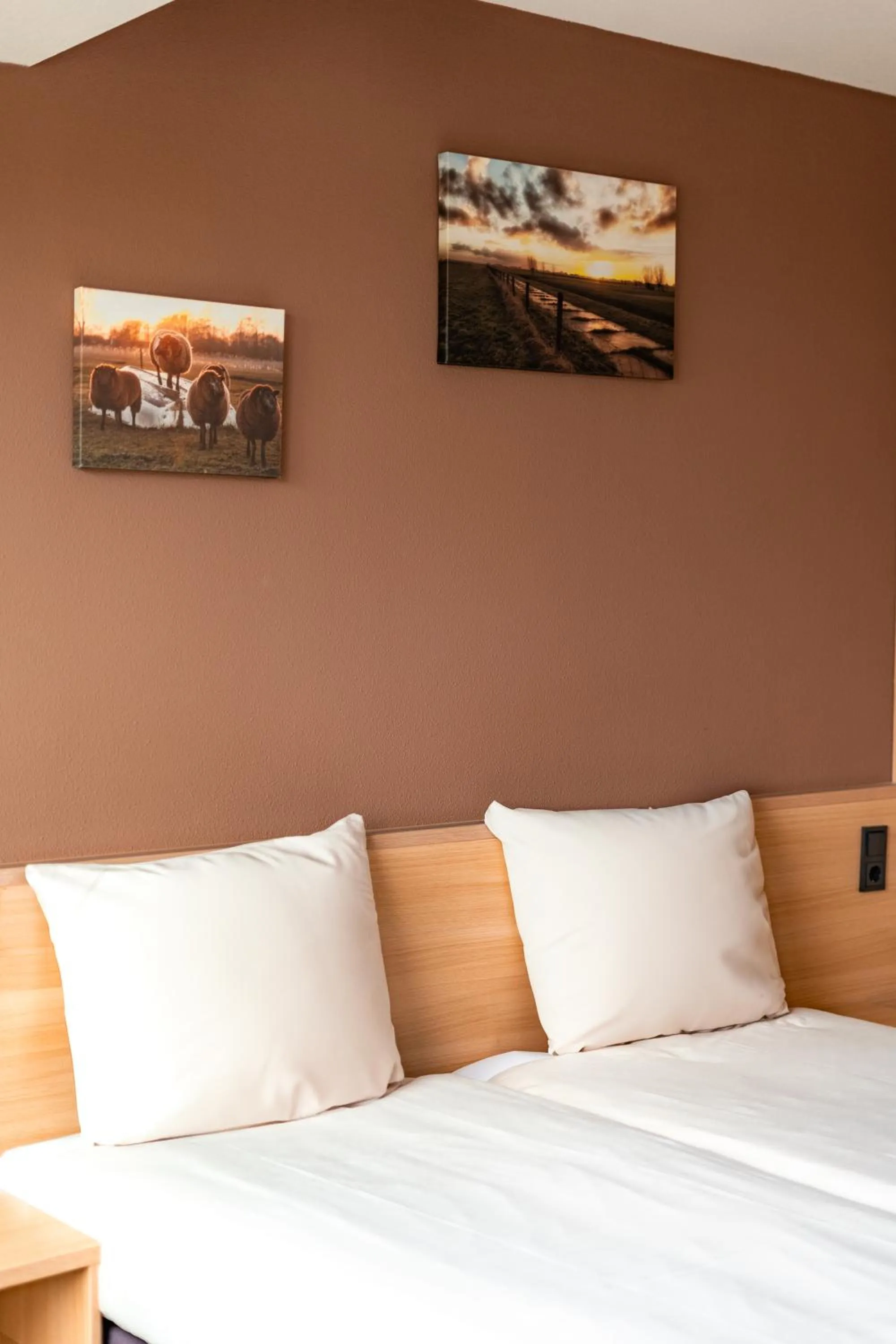 Bed in Hotel het Zwaantje