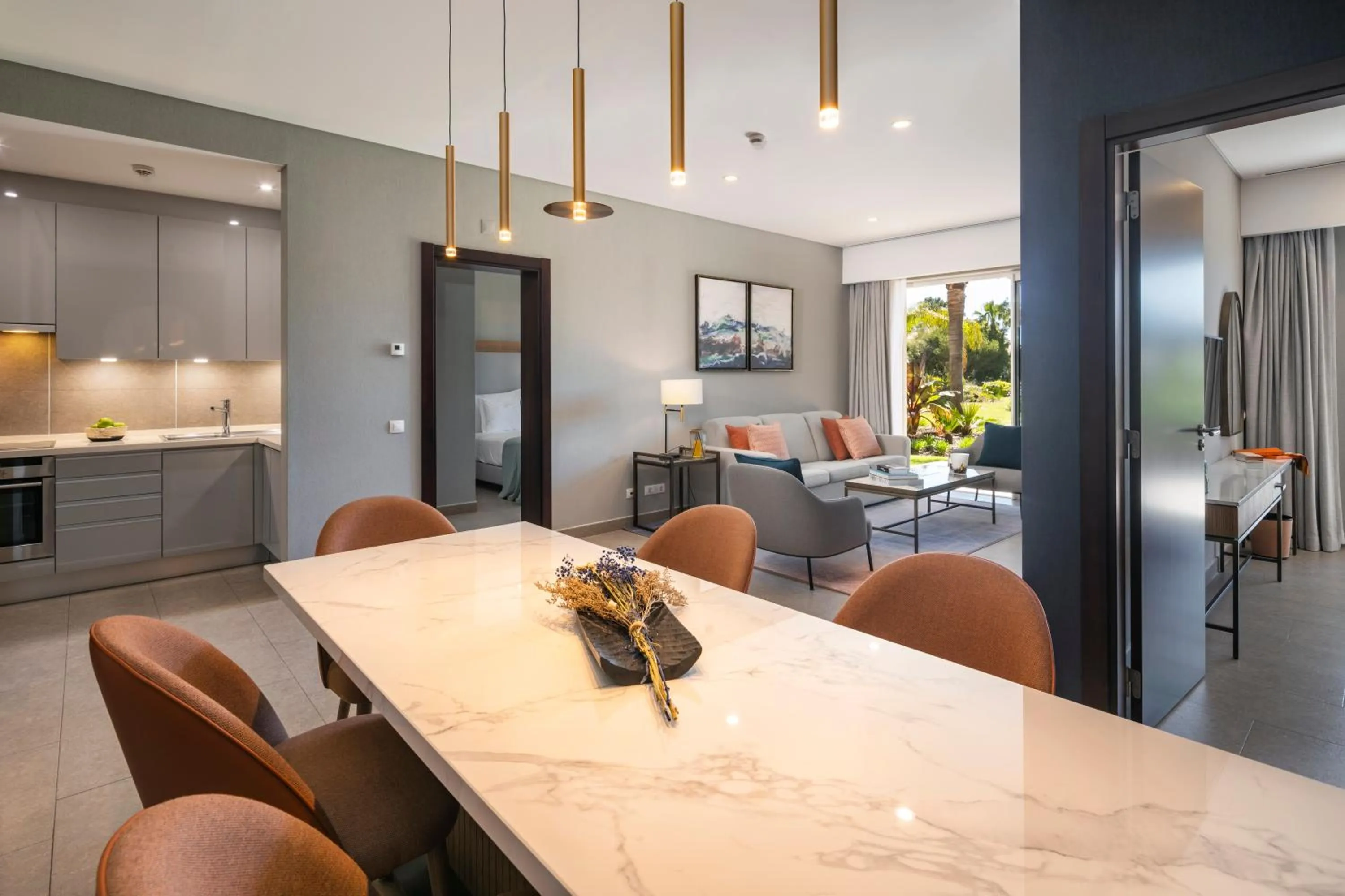 Kitchen or kitchenette in Wyndham Grand Algarve