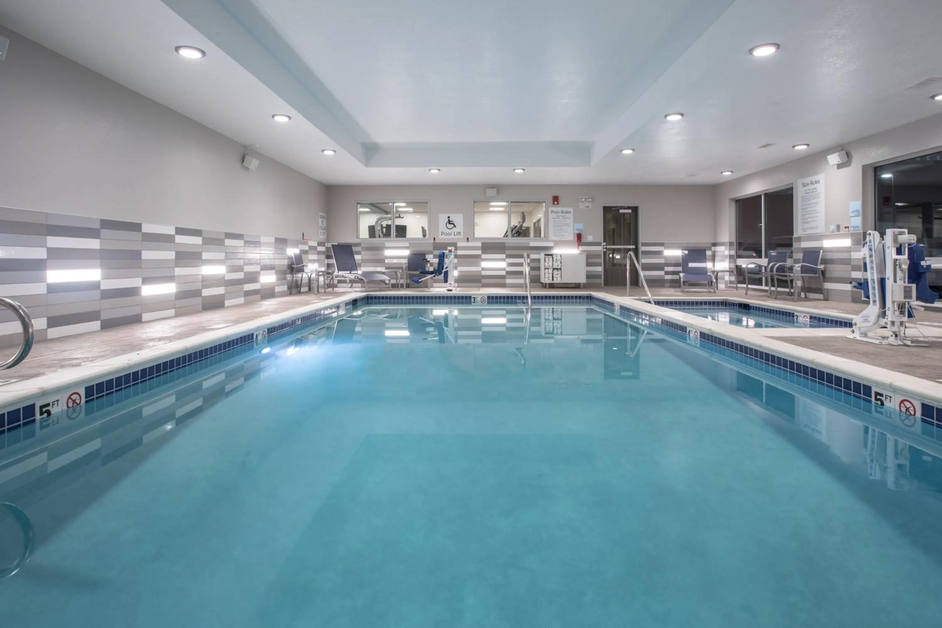 Swimming pool in Holiday Inn Express & Suites - Denver NE - Brighton by IHG