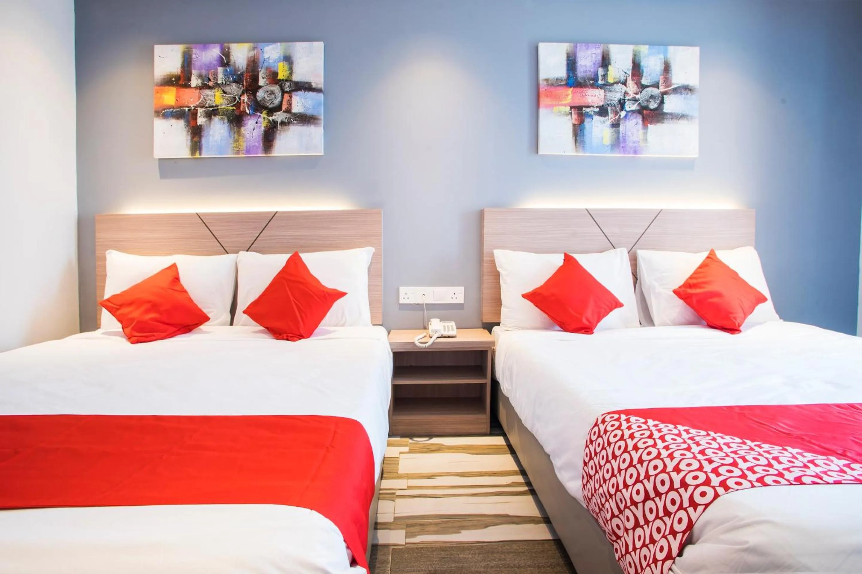 Bedroom, Bed in Hotel O Gs Hotels Near Strand Mall