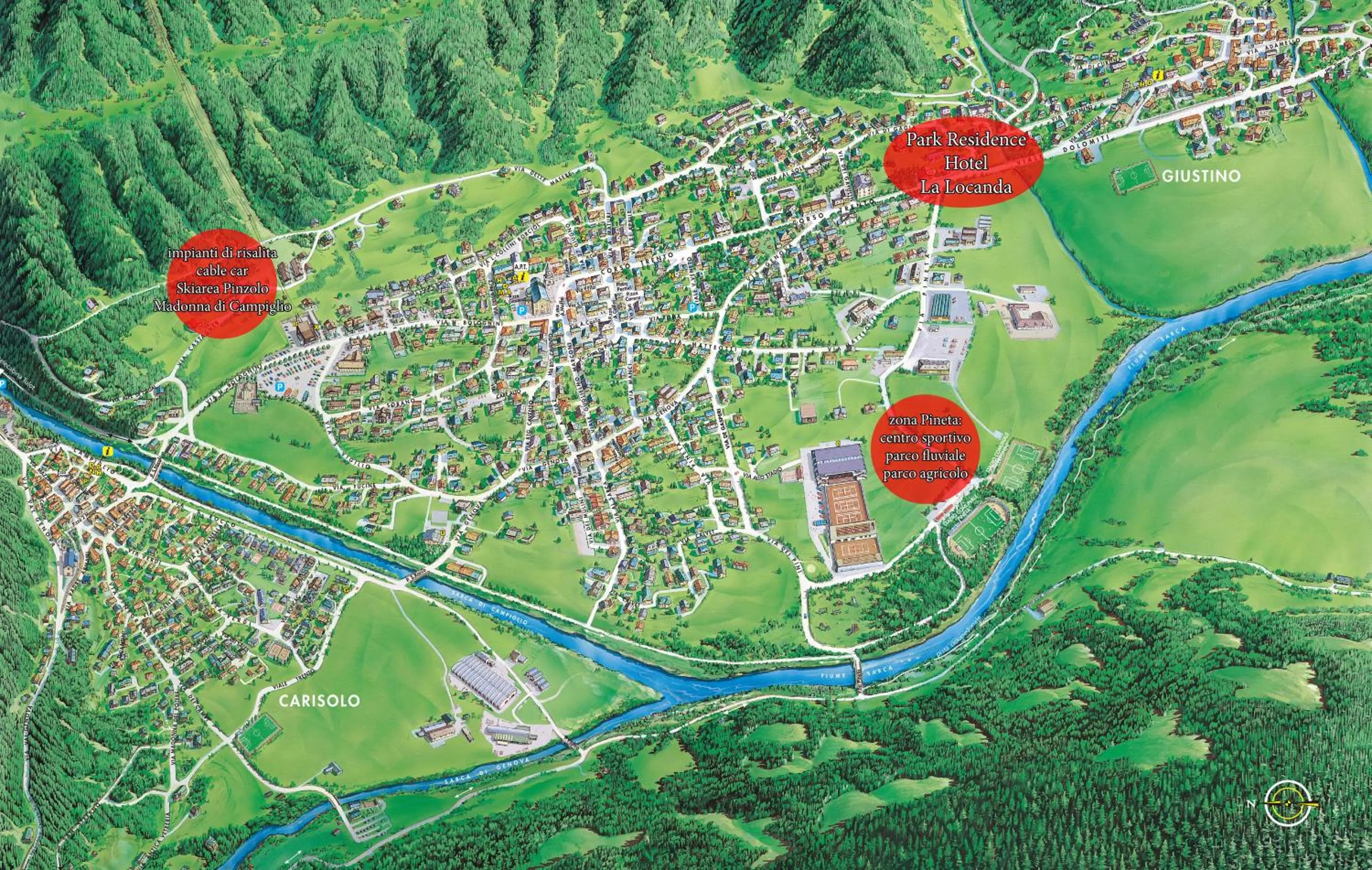 Floor plan in HOTEL La Locanda