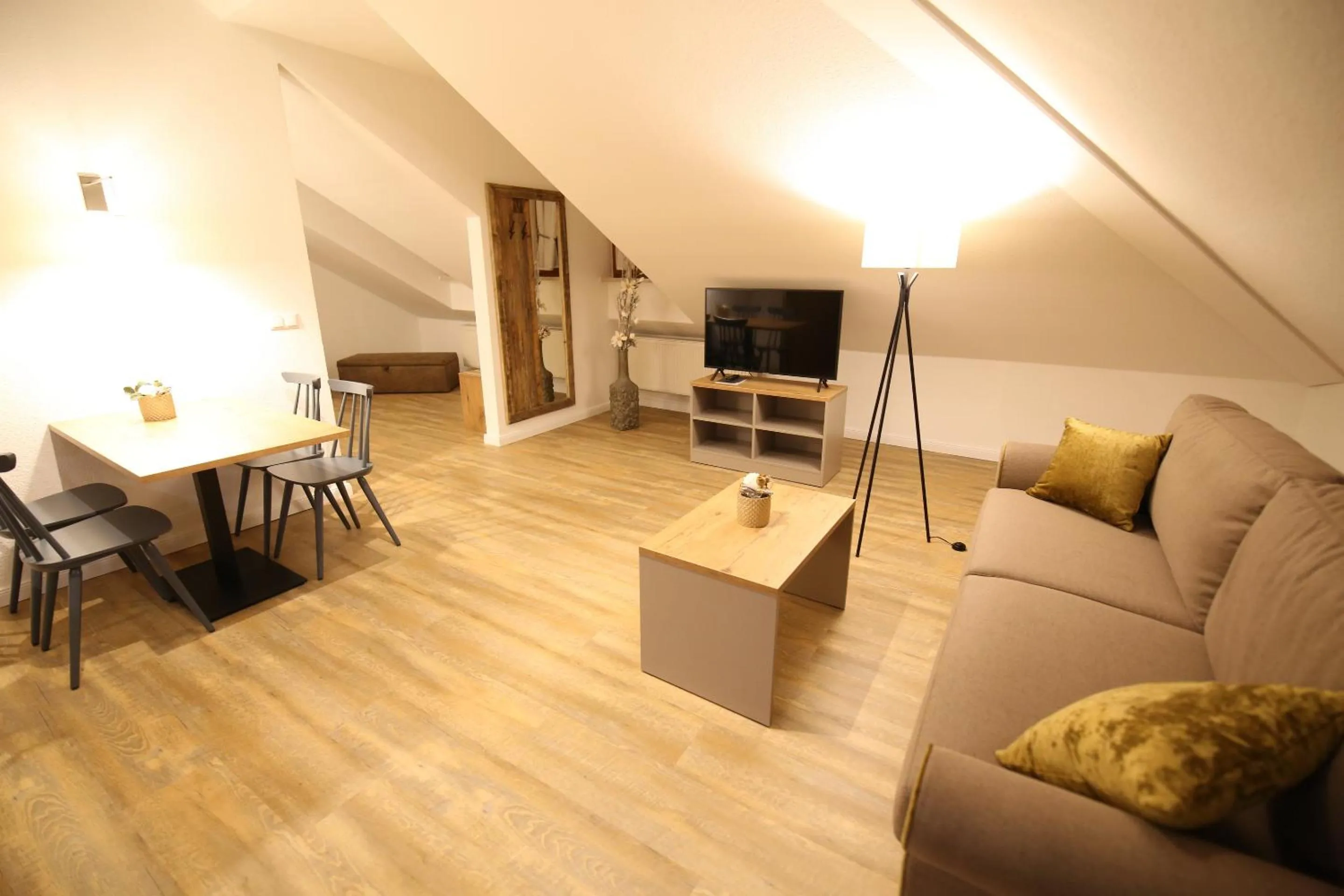 Living room in Aparthotel Deutscher Kaiser Ferienwohnungen