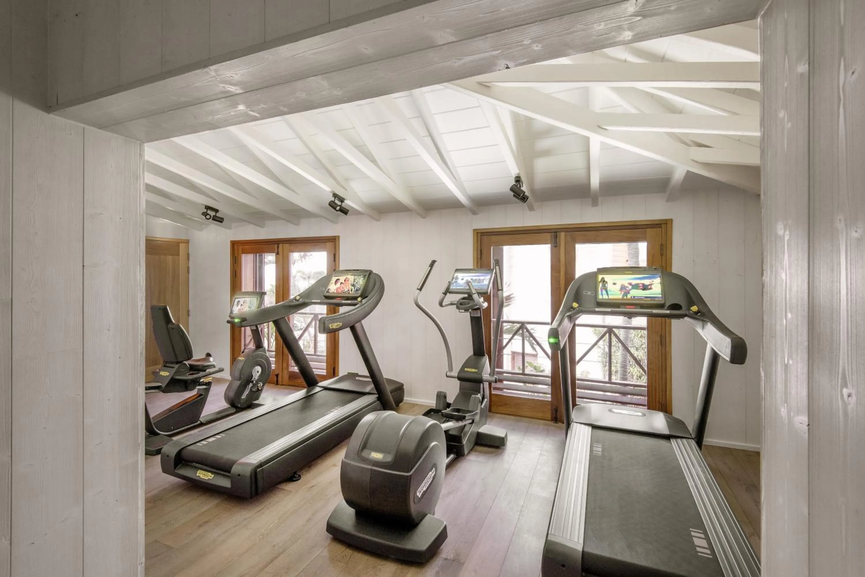 Fitness centre/facilities in Hotel Manapany