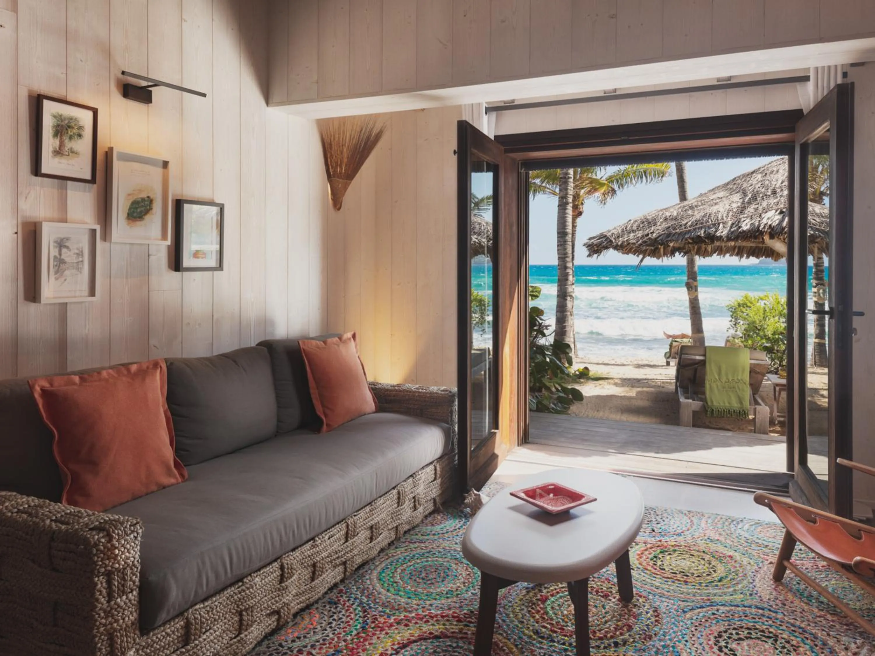 Living room in Hotel Manapany