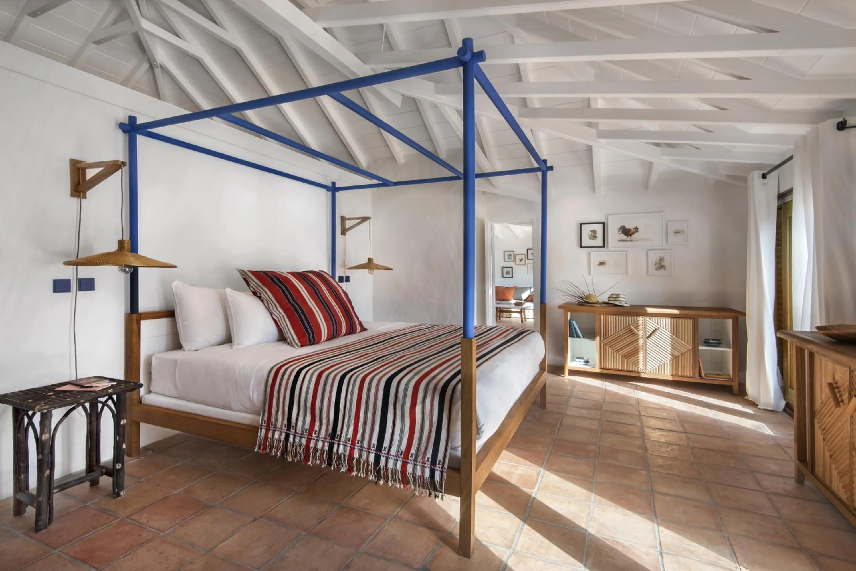 Bed in Hotel Manapany