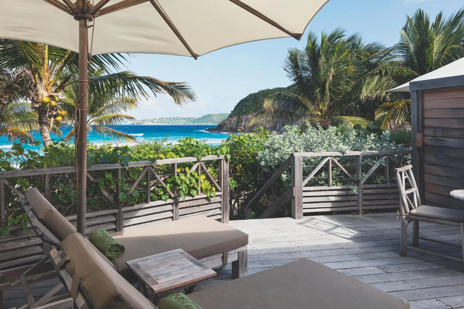 Balcony/Terrace in Hotel Manapany