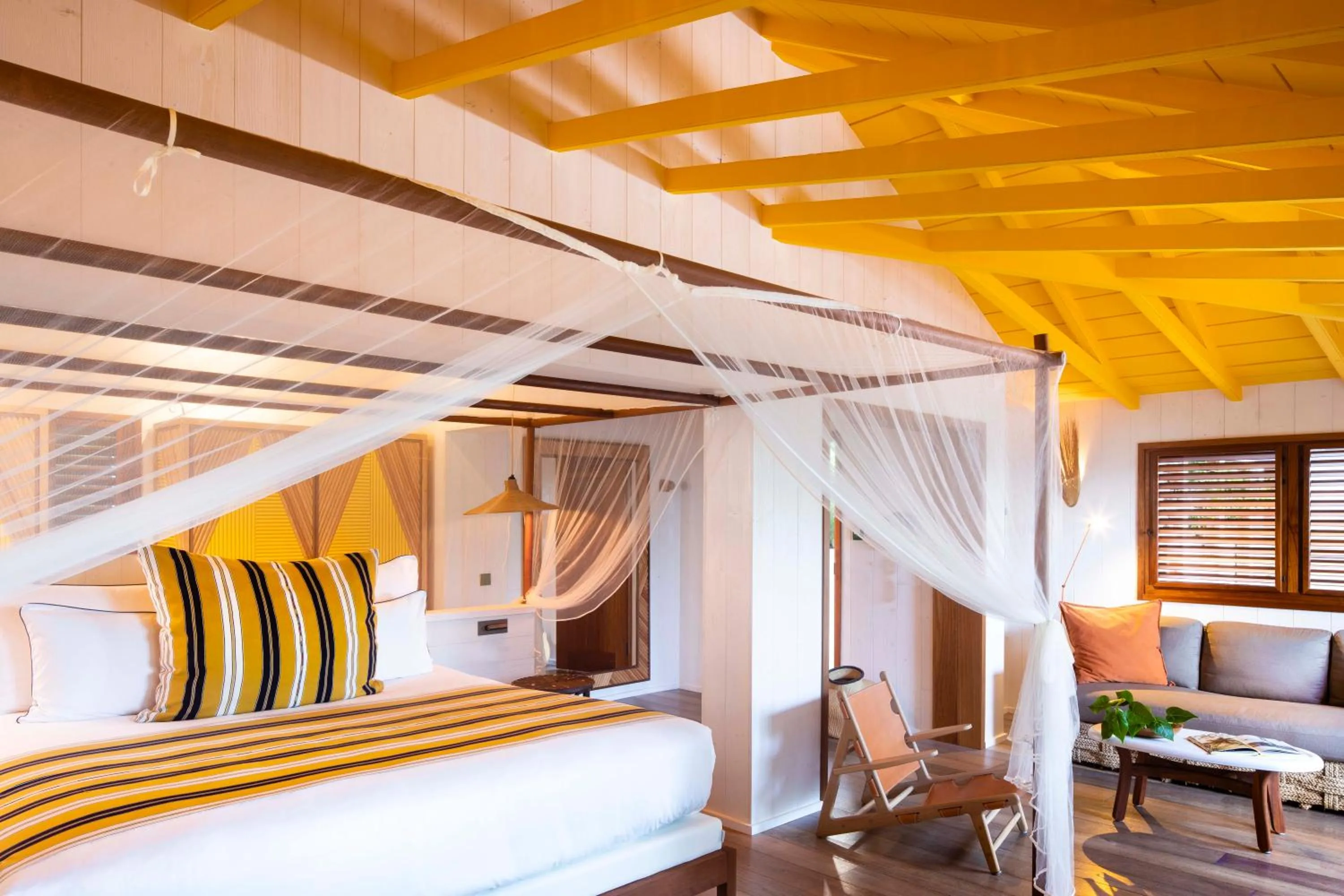 Bedroom, Bed in Hotel Manapany