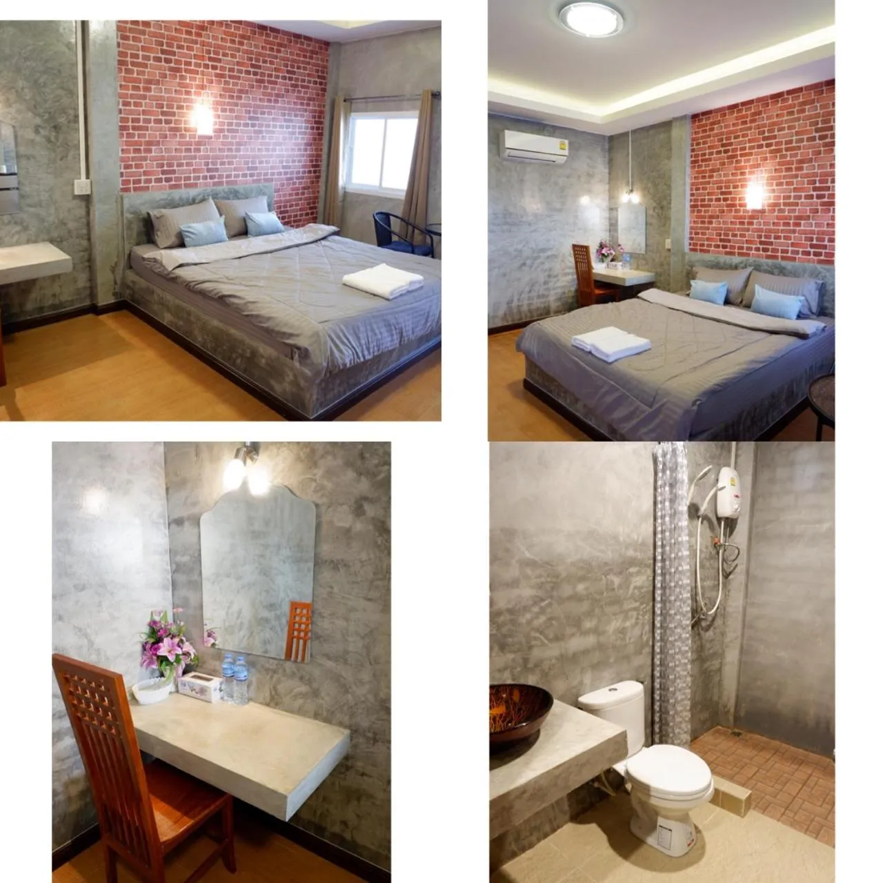 Bed in โรงแรมโทนี่วิลเลจTony Hotel