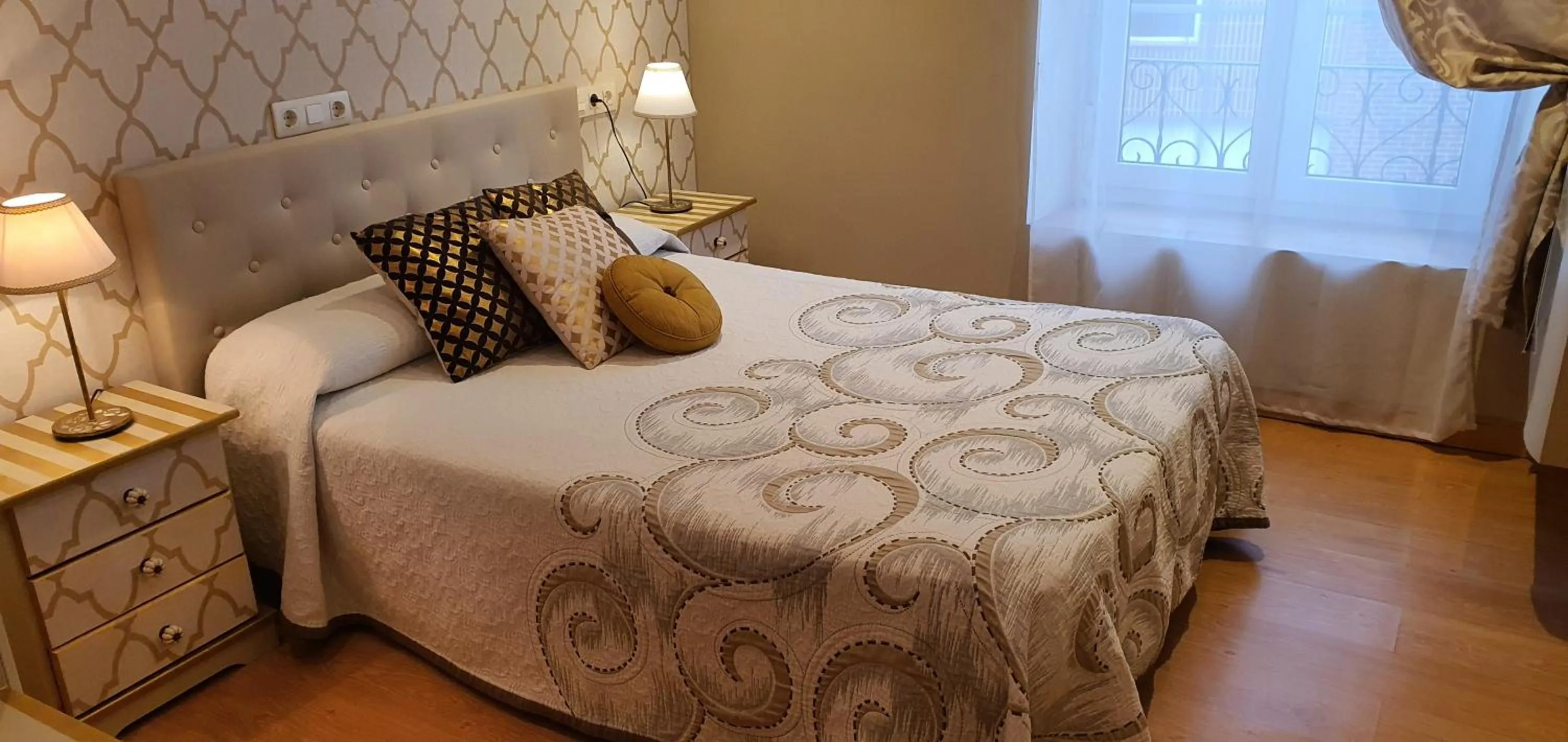 Bedroom, Bed in Hosteria Villa de Castro