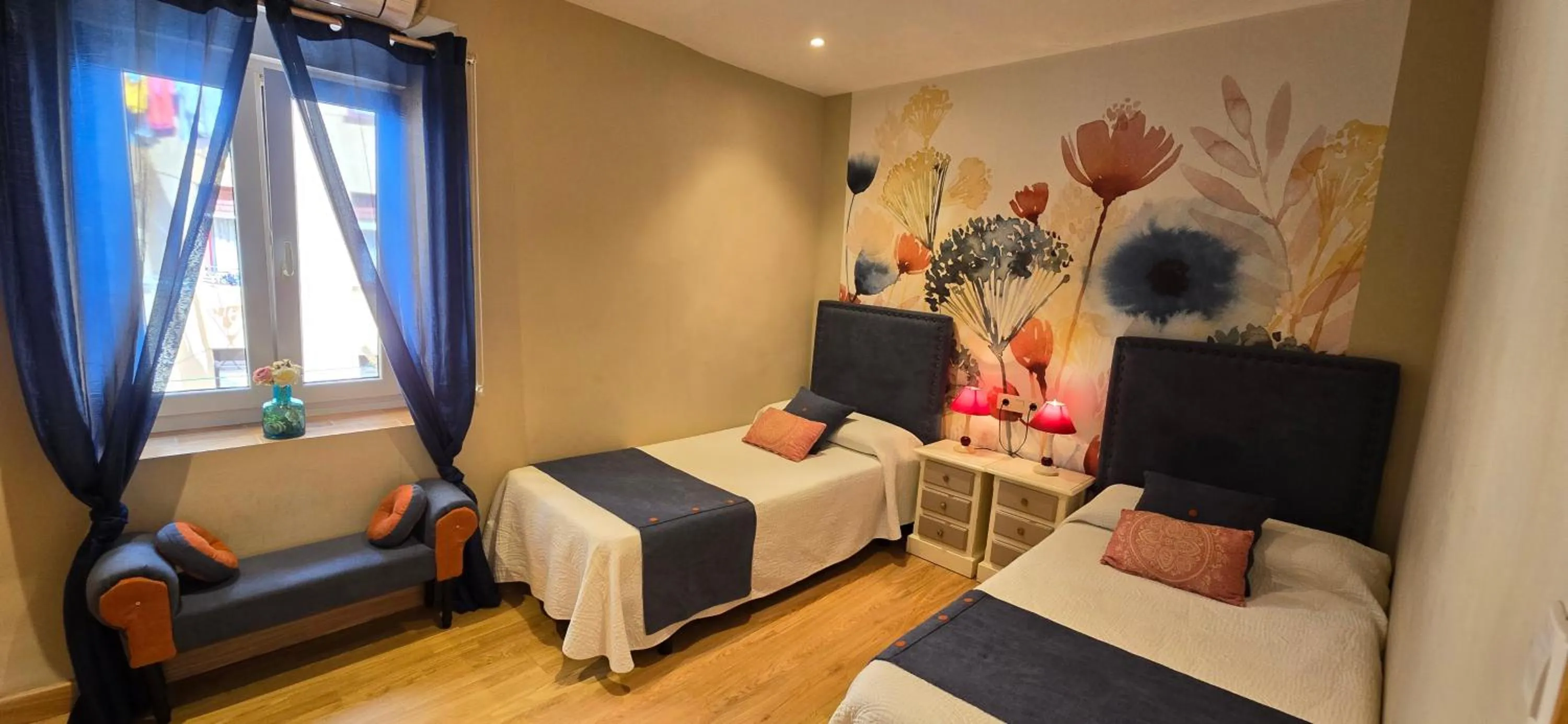 Bed in Hosteria Villa de Castro