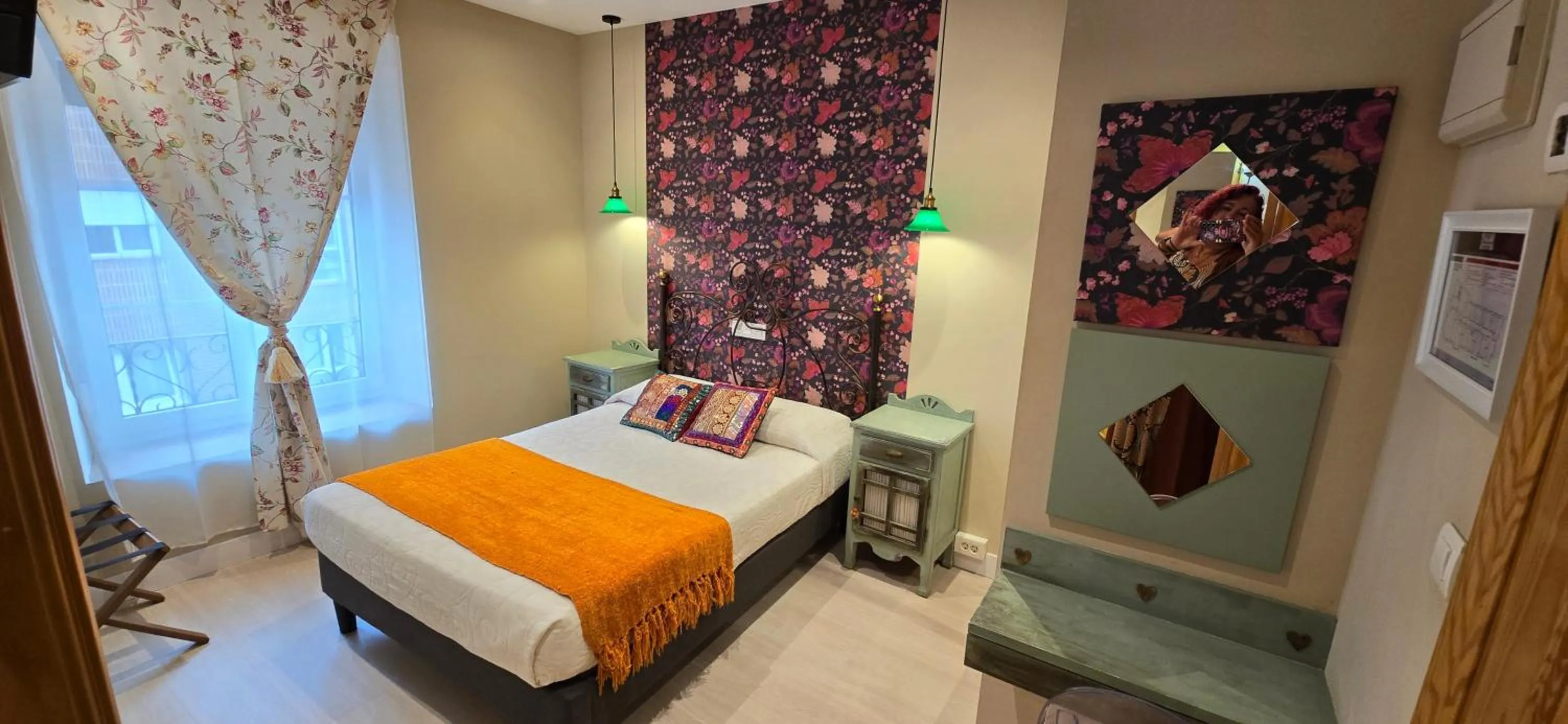 Bed in Hosteria Villa de Castro